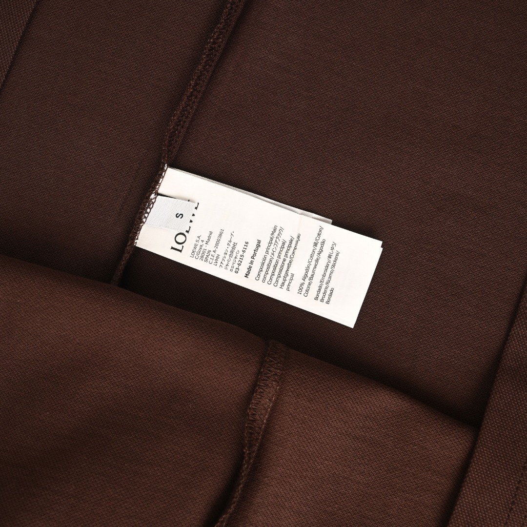 Loewe LOEWE罗意威 粗针绣花门禁绣短袖POLO衫