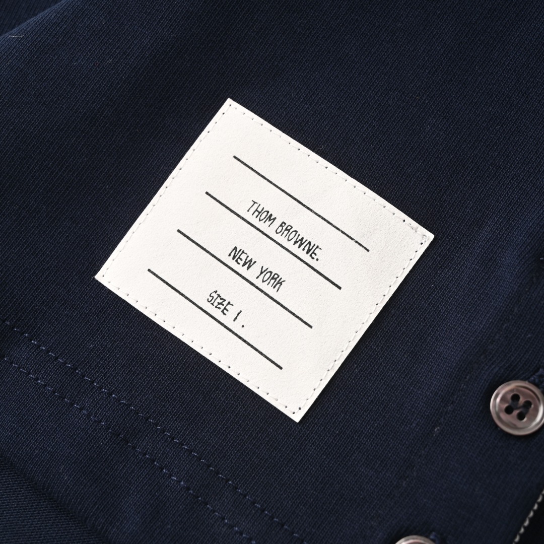 Thom Browne THOM BROWNE TB 后背织带短袖T恤