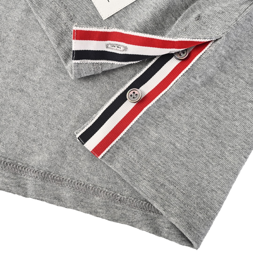 Thom Browne THOM BROWNE TB 后背织带短袖T恤
