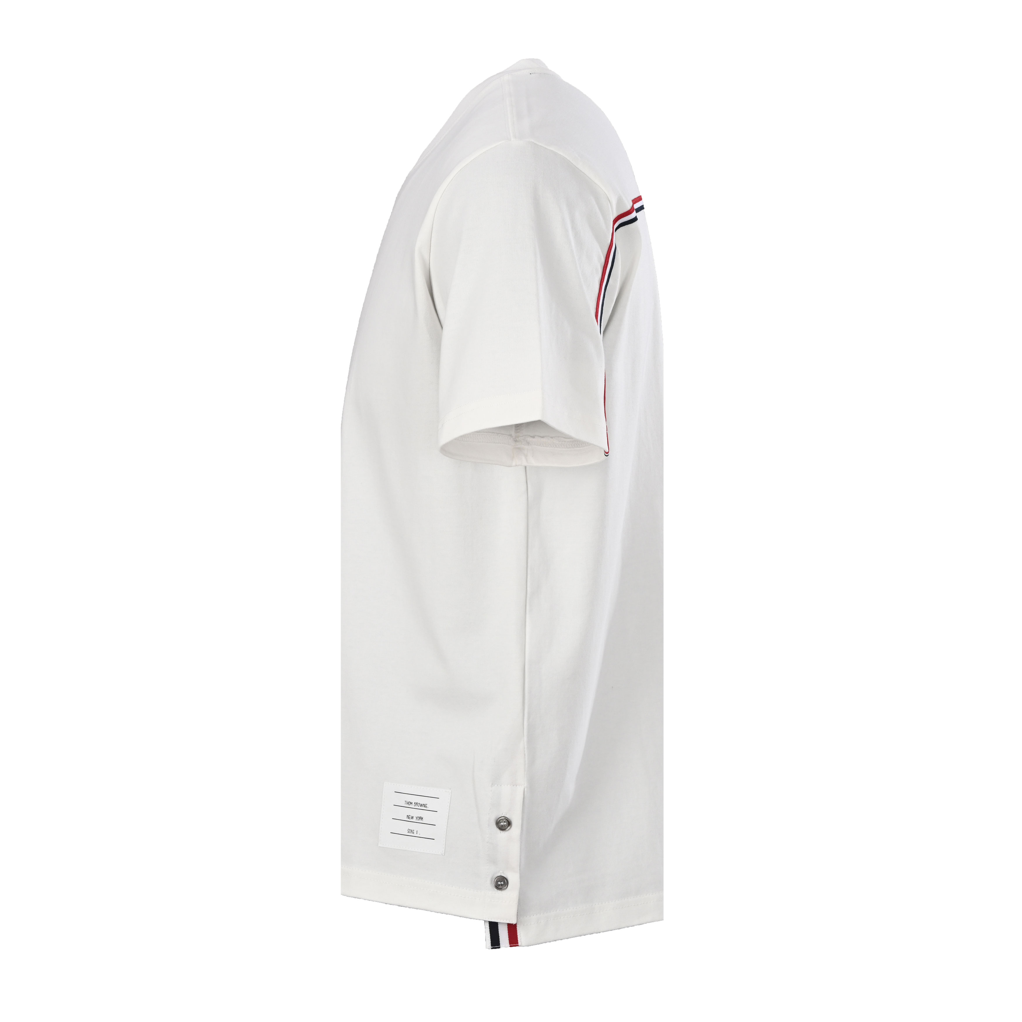 Thom Browne THOM BROWNE TB 后背织带短袖T恤