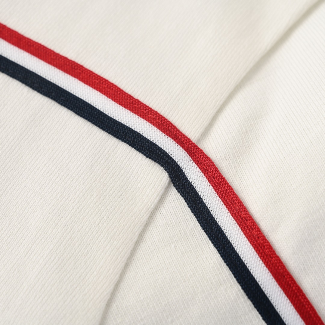 Thom Browne THOM BROWNE TB 后背织带短袖T恤
