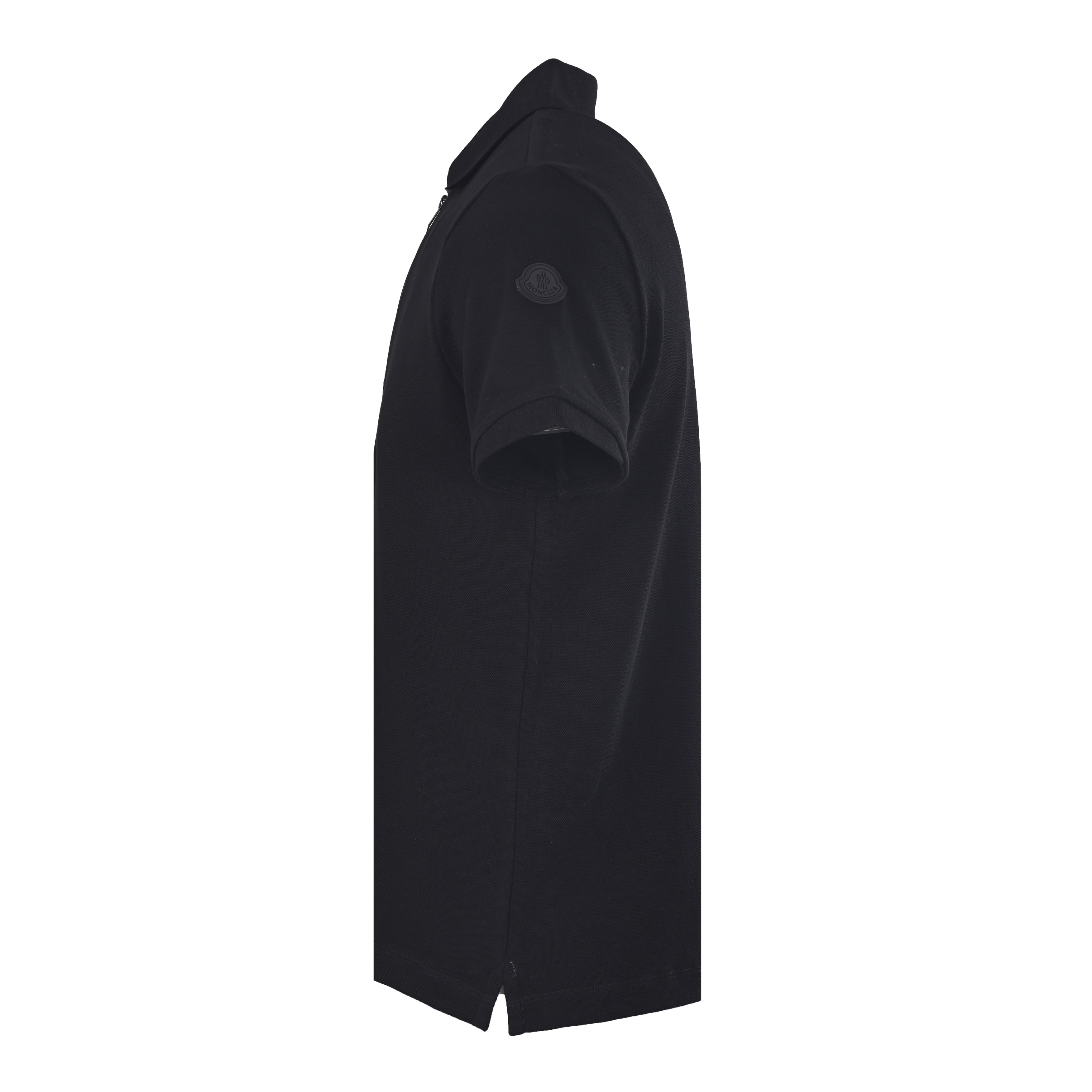 Moncler MONCLER蒙口MC 黑标贴片珠地棉短袖POLO衫