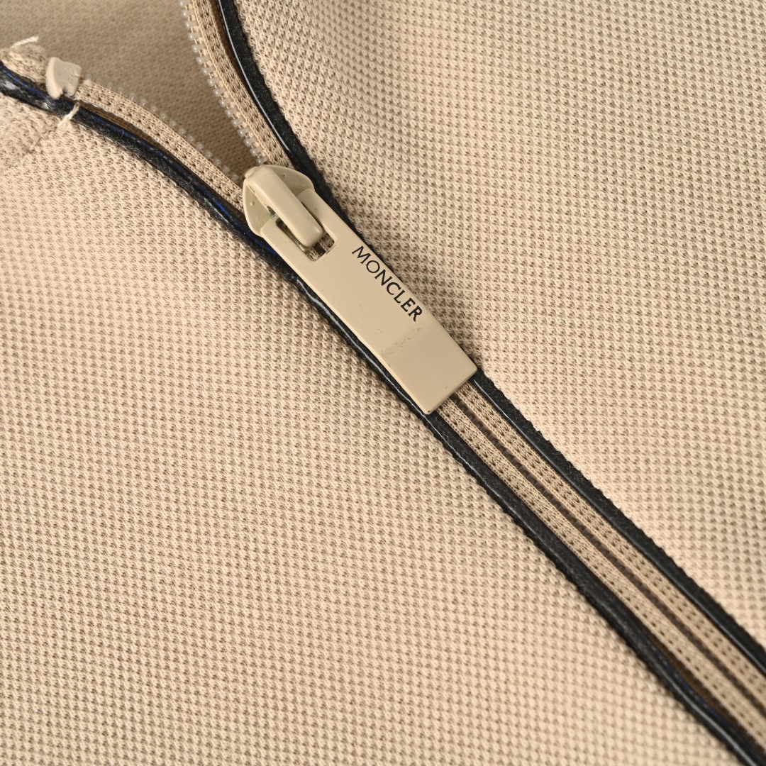 Moncler MONCLER蒙口MC 黑标贴片珠地棉短袖POLO衫