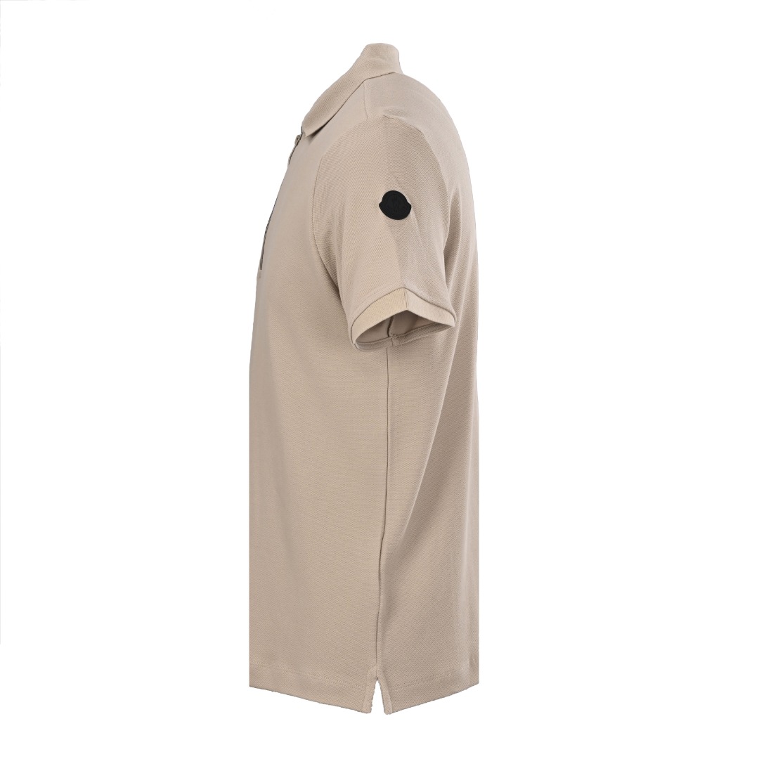 Moncler MONCLER蒙口MC 黑标贴片珠地棉短袖POLO衫