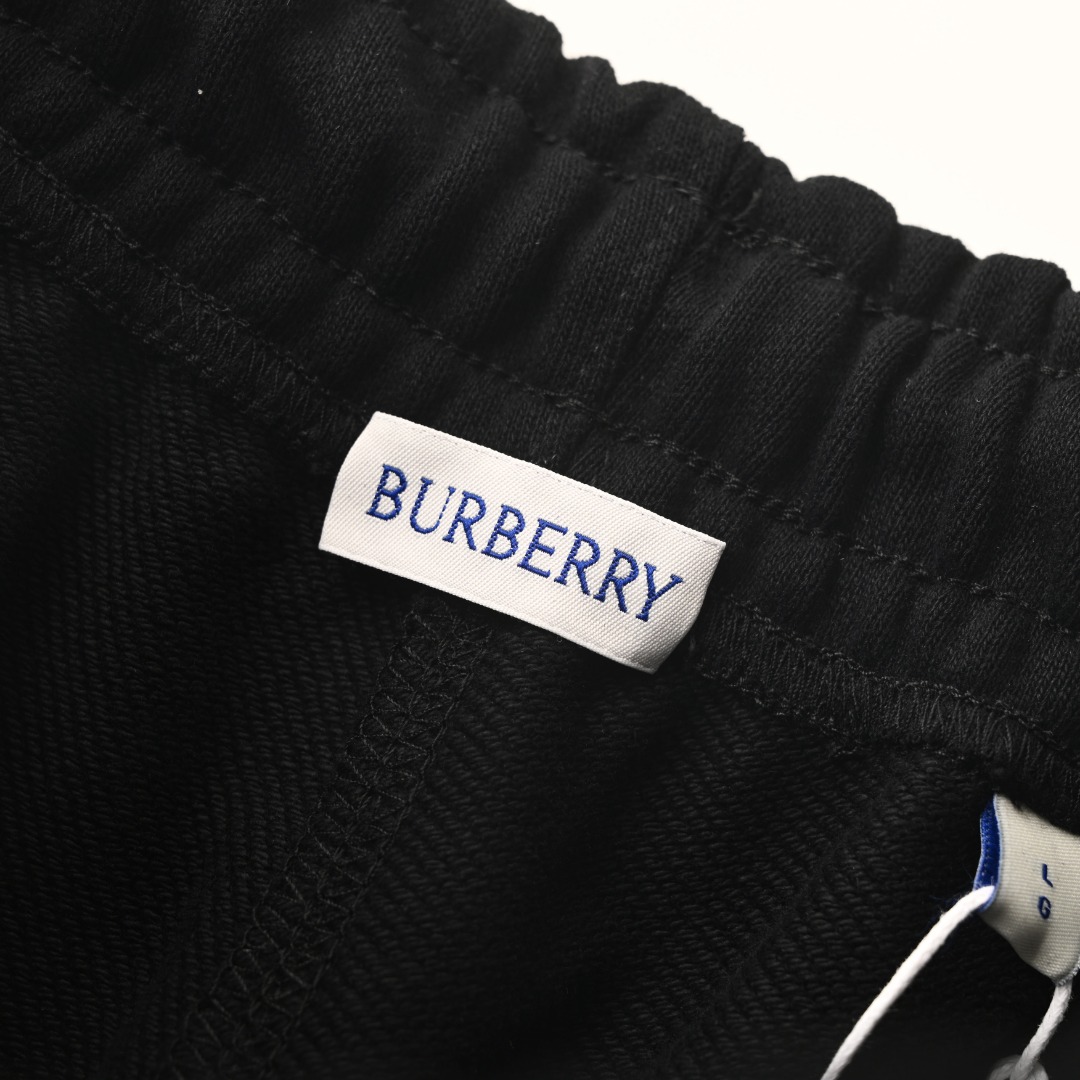 Burberry BURBERRY巴宝莉BBR 圆格纹战马印章松紧腰短裤