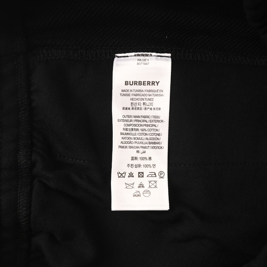 Burberry BURBERRY巴宝莉BBR 圆格纹战马印章松紧腰短裤