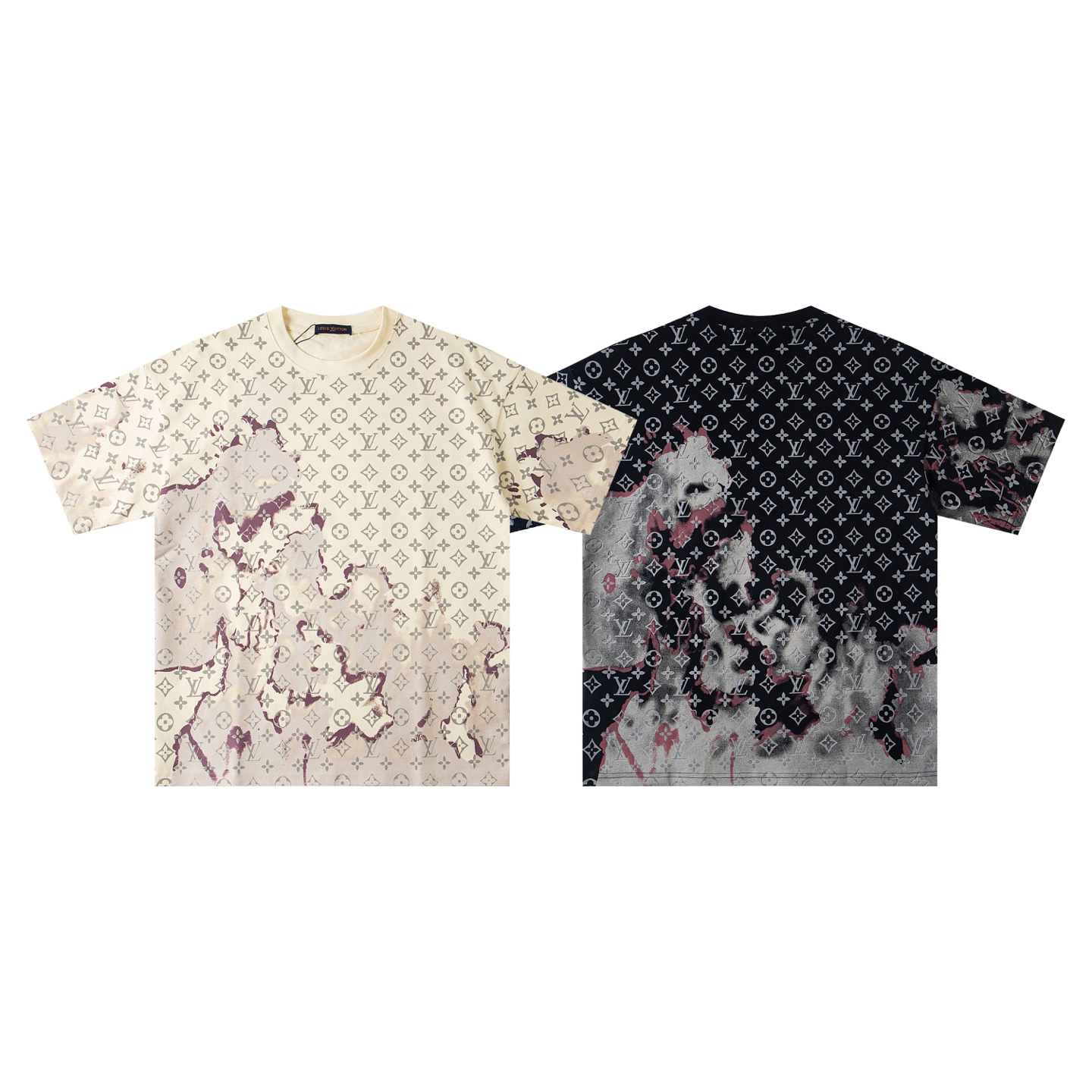 💰95
LOUIS VUITTON/路易威登LV 2025新款火烧云提花涂鸦满印圆领短袖T恤
-面料采用320G 100%纯棉双纱面料 同缸定染特种加粗32支双股1X1螺纹克纯棉面料，保证舒适性同时透气冰爽的同时又不透底！面料上身有型弹性不紧绷日常通勤运动统统yyds
-肩膀采用双针车线跨缝工艺后领口处采用纯棉拉条提升了后颈接触的舒适度布面干净.布纹清晰，柔软舒适
- 全套定制的原版辅料，吊牌，洗水，主唛，防潮纸统统安排到位。版型釆用OS宽松落肩版型.男女同款
Louis Vuitton，法国路威酩轩集团-LVMH旗下品牌，著名奢侈品箱包和皮具品牌，百余年的传奇经典，全球时尚旅行艺术的精致象征。印有“LV”标志这一独特图案的交织字母帆布包，伴随着丰富的传奇色彩和雅典的设计而成为时尚之经典。延续至今，不论后来延伸出来的皮件、丝巾或手表、笔、服装，都是以崇尚精致、品质、舒适的“旅行哲学”，作为设计理念。
颜色：米杏色 黑色
Size: S-XL