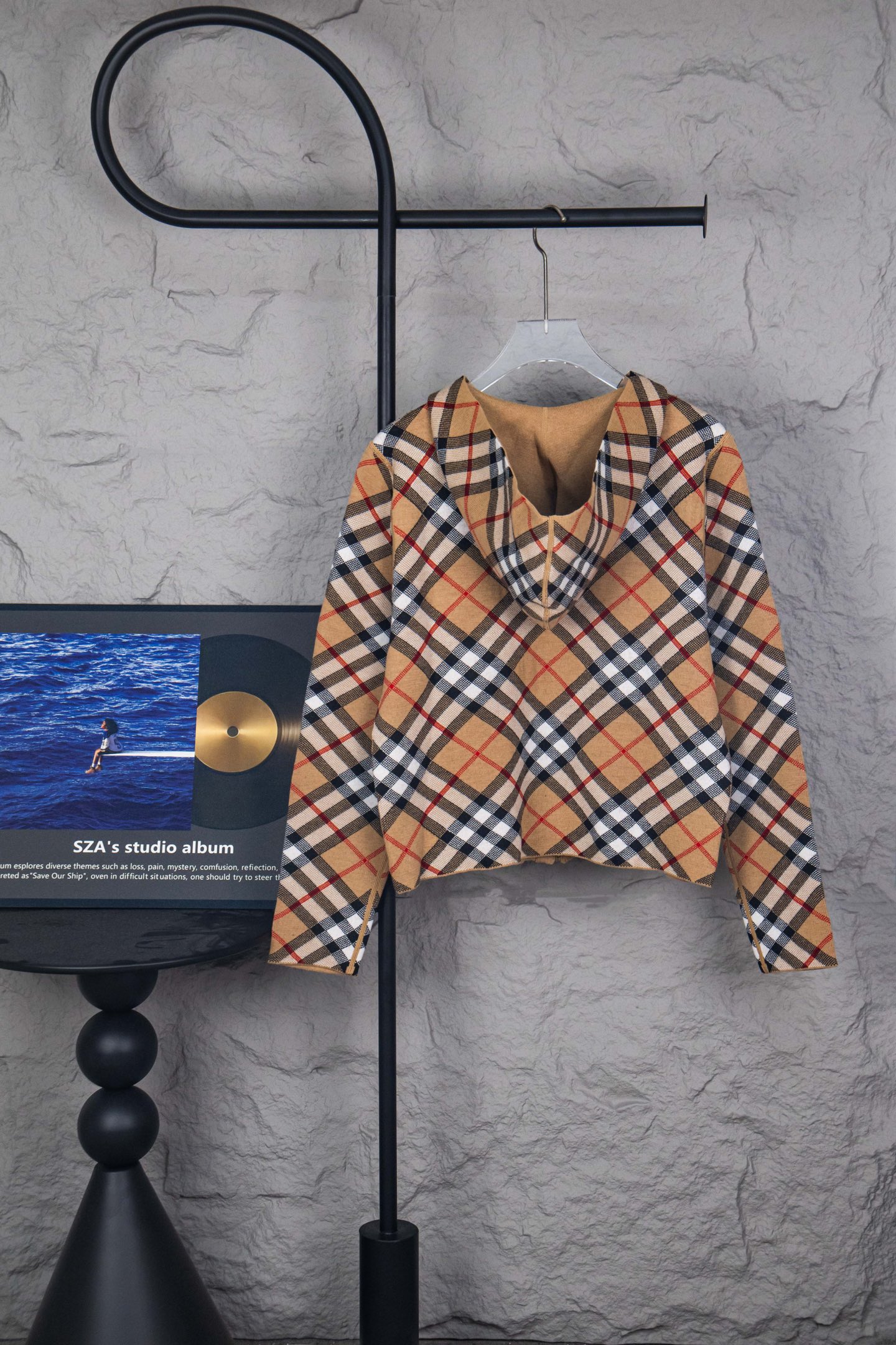 Burberry Cárdigan Jacquard Reversible de Lana con Diseño de Cuadros Clásico 3 i1754495007961 3658 0 1