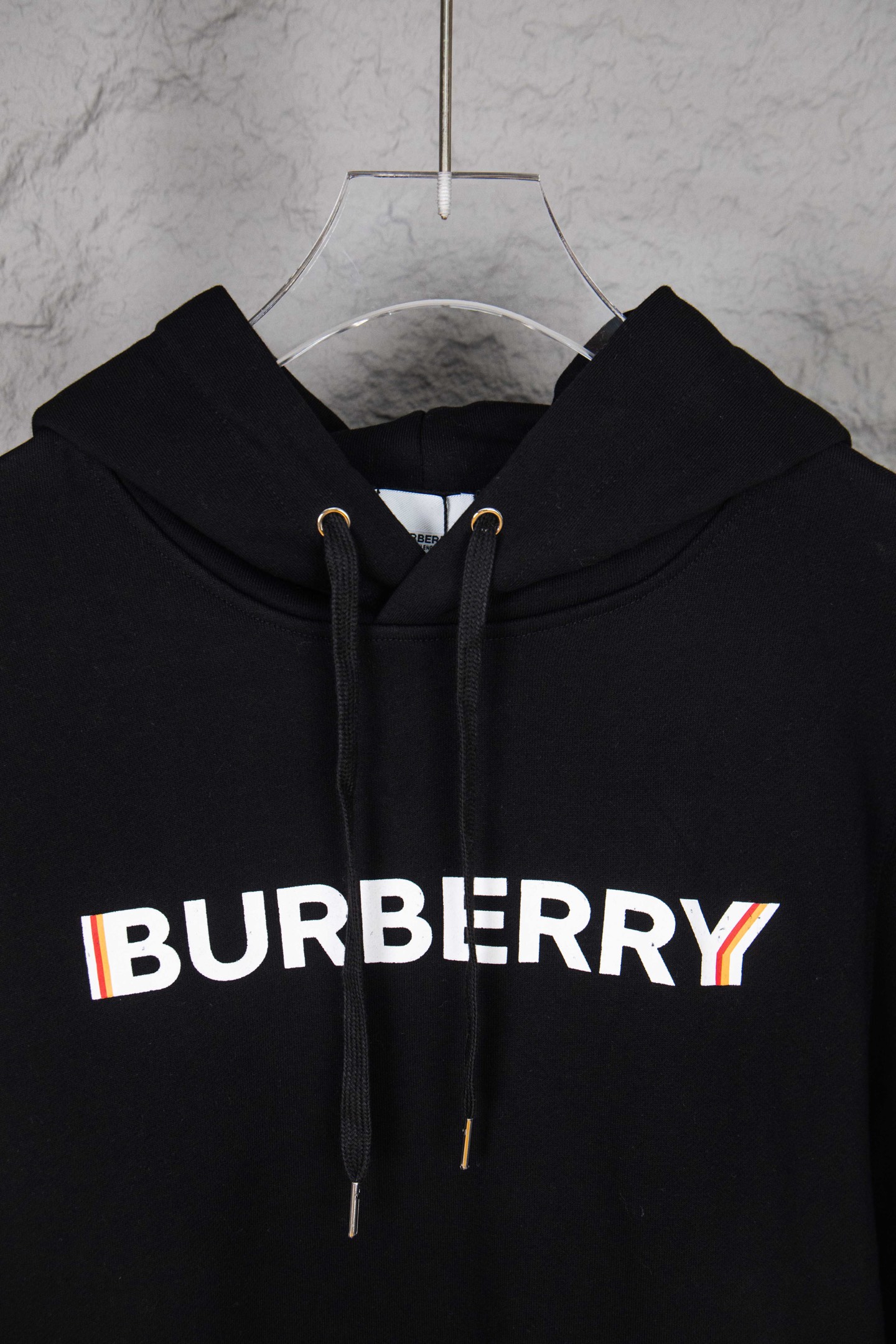 Burberry/巴宝莉 25Fw重影字母印花连帽卫衣-莆田鞋,莆田鞋货源,高仿鞋,高仿鞋货源,安福档口,莆田高仿鞋,莆田鞋批发,高仿鞋批发,莆田高仿运动鞋,高仿运动鞋,莆田运动鞋 Burberry/巴宝莉 25Fw重影字母印花连帽卫衣