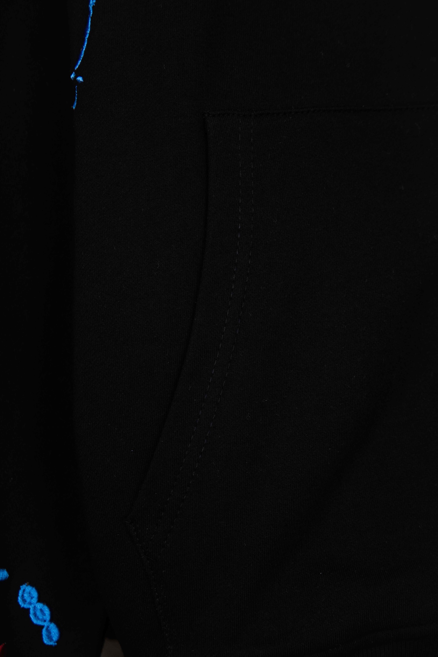 GOODBRAND25SS糖果刺绣泼墨拉拉链连帽套头卫衣 黑色 白色-Chinese UA Cheap High Quatity Brand Clothes Bags handbags Sneakers wholesale wholesaler seller from China Factory suppliers Fashion Clothing Shoes best Quality Beautiful Price GOODBRAND25SS糖果刺绣泼墨拉拉链连帽套头卫衣 黑色 白色