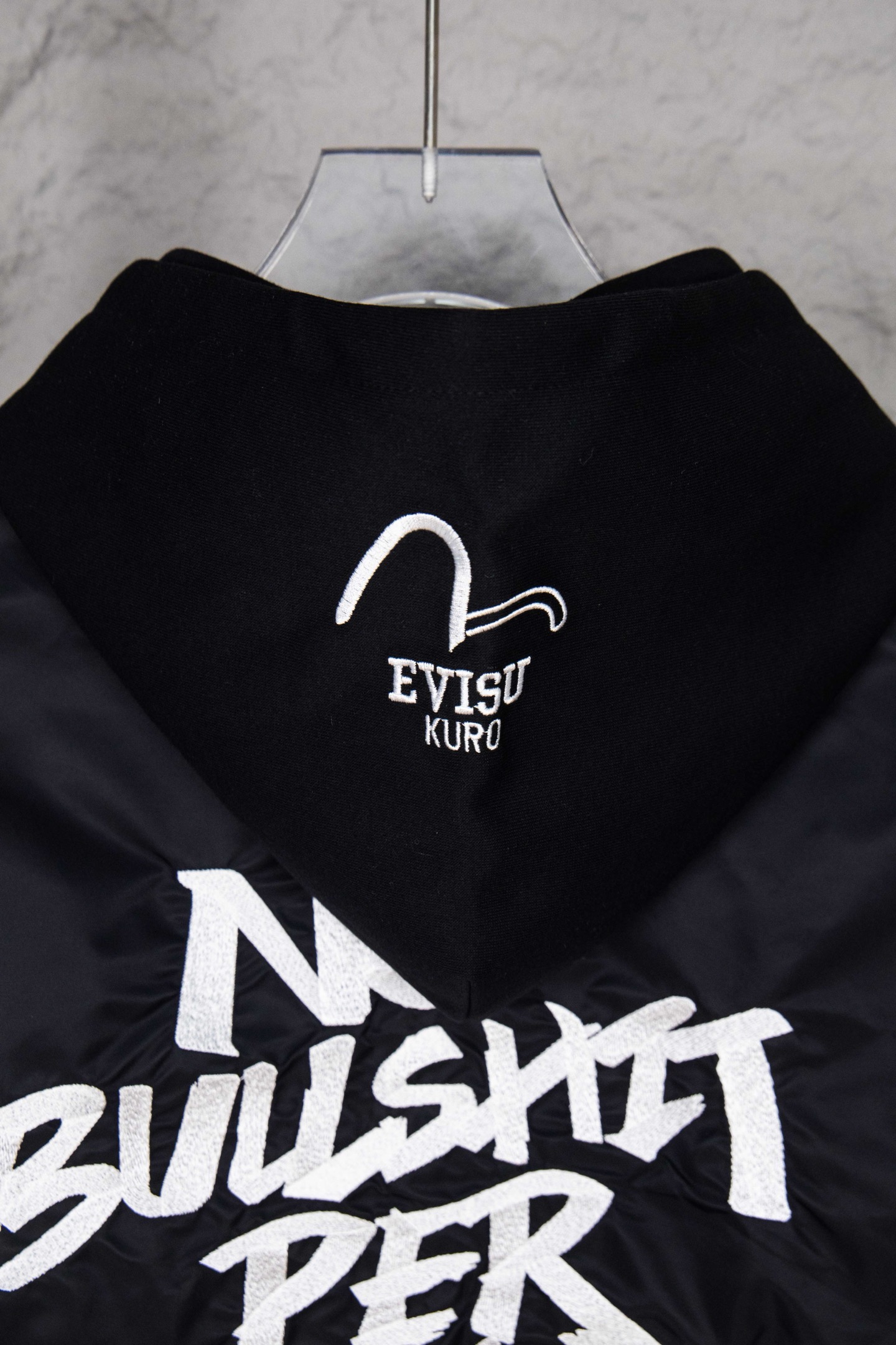 Evisu/福神 25Fw 海鸥标志棒球服 Evisu福神 黑色 蓝色-Chinese UA Cheap High Quatity Brand Clothes Bags handbags Sneakers wholesale wholesaler seller from China Factory suppliers Fashion Clothing Shoes best Quality Beautiful Price Evisu/福神 25Fw 海鸥标志棒球服 Evisu福神 黑色 蓝色