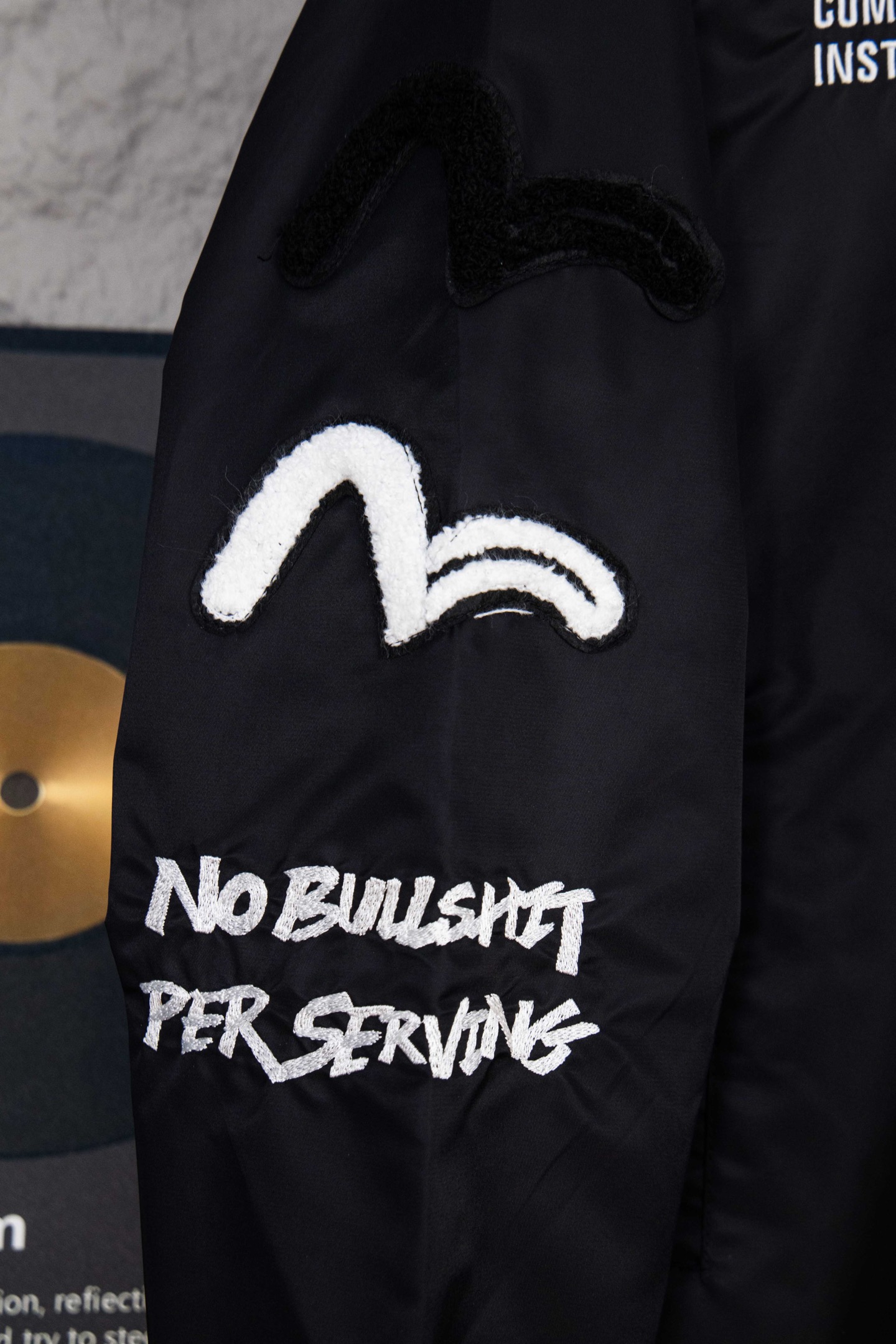 Evisu/福神 25Fw 海鸥标志棒球服 Evisu福神 黑色 蓝色-Chinese UA Cheap High Quatity Brand Clothes Bags handbags Sneakers wholesale wholesaler seller from China Factory suppliers Fashion Clothing Shoes best Quality Beautiful Price Evisu/福神 25Fw 海鸥标志棒球服 Evisu福神 黑色 蓝色