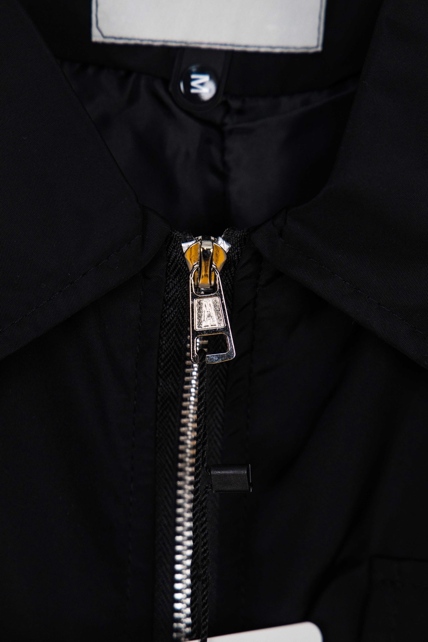 Moncer/蒙口25ss 标识拉链衬衫式夹克 藏青色 黑色-Chinese UA Cheap High Quatity Brand Clothes Bags handbags Sneakers wholesale wholesaler seller from China Factory suppliers Fashion Clothing Shoes best Quality Beautiful Price Moncer/蒙口25ss 标识拉链衬衫式夹克 藏青色 黑色