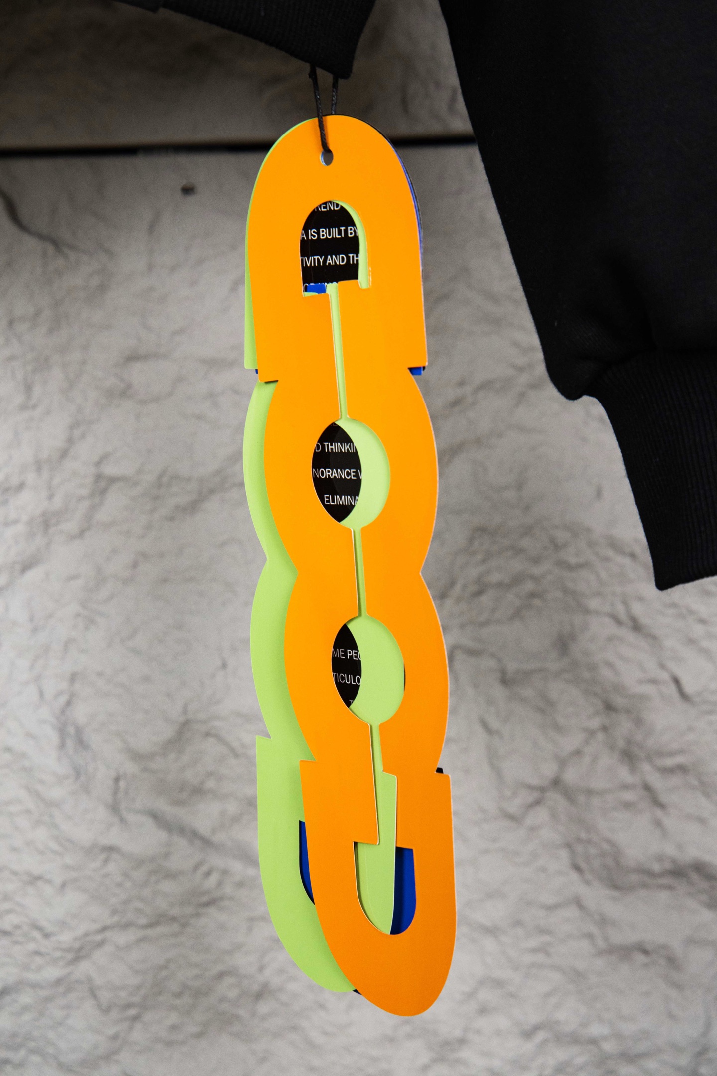 GOODBRAN珍珠串珠标语字母绣拉链连帽卫衣 黑色 米色-Chinese UA Cheap High Quatity Brand Clothes Bags handbags Sneakers wholesale wholesaler seller from China Factory suppliers Fashion Clothing Shoes best Quality Beautiful Price GOODBRAN珍珠串珠标语字母绣拉链连帽卫衣 黑色 米色