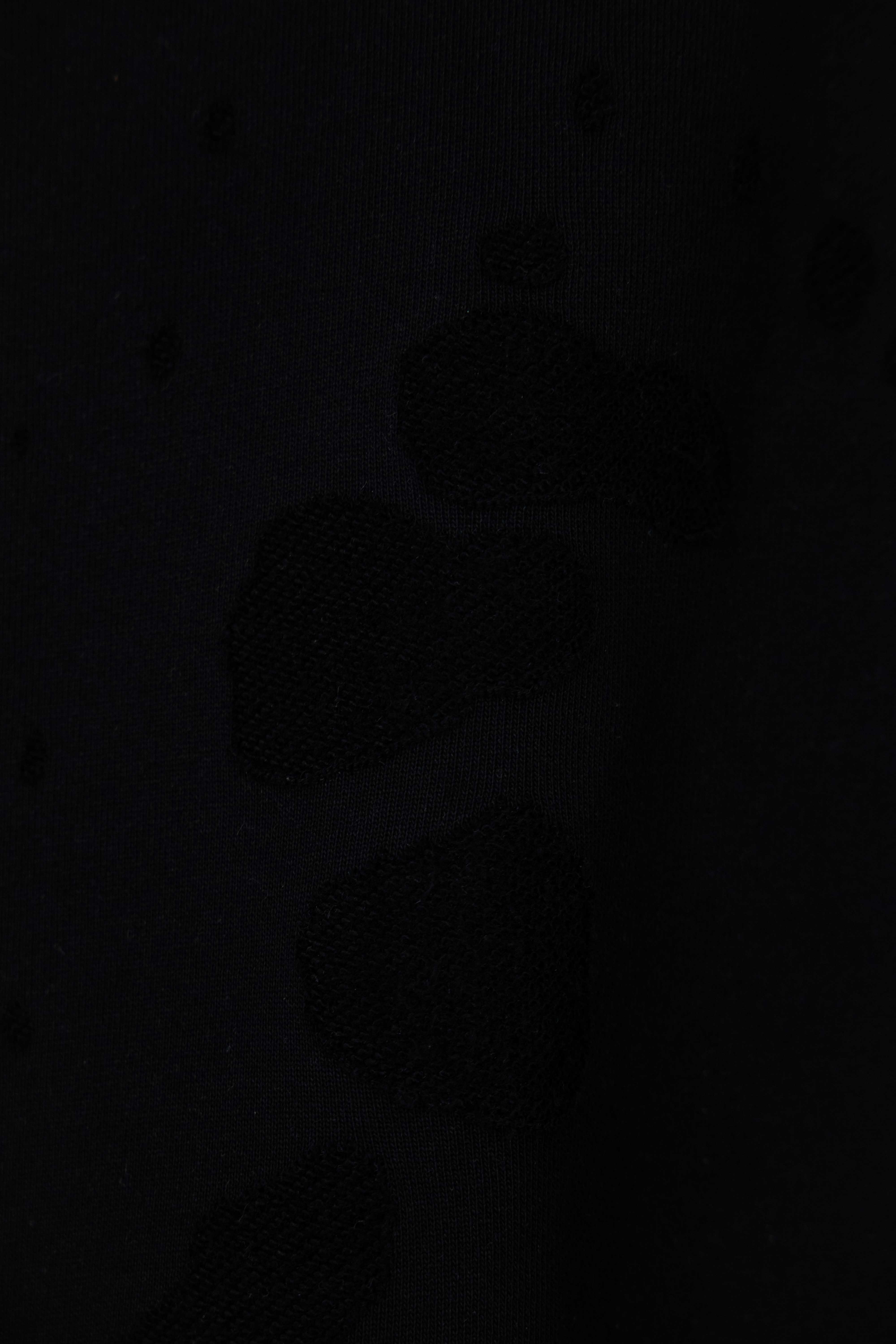 GIVENCHY/纪梵希 25ss gvc烧花字母印花大破洞连帽卫衣 蓝 白黑 黑