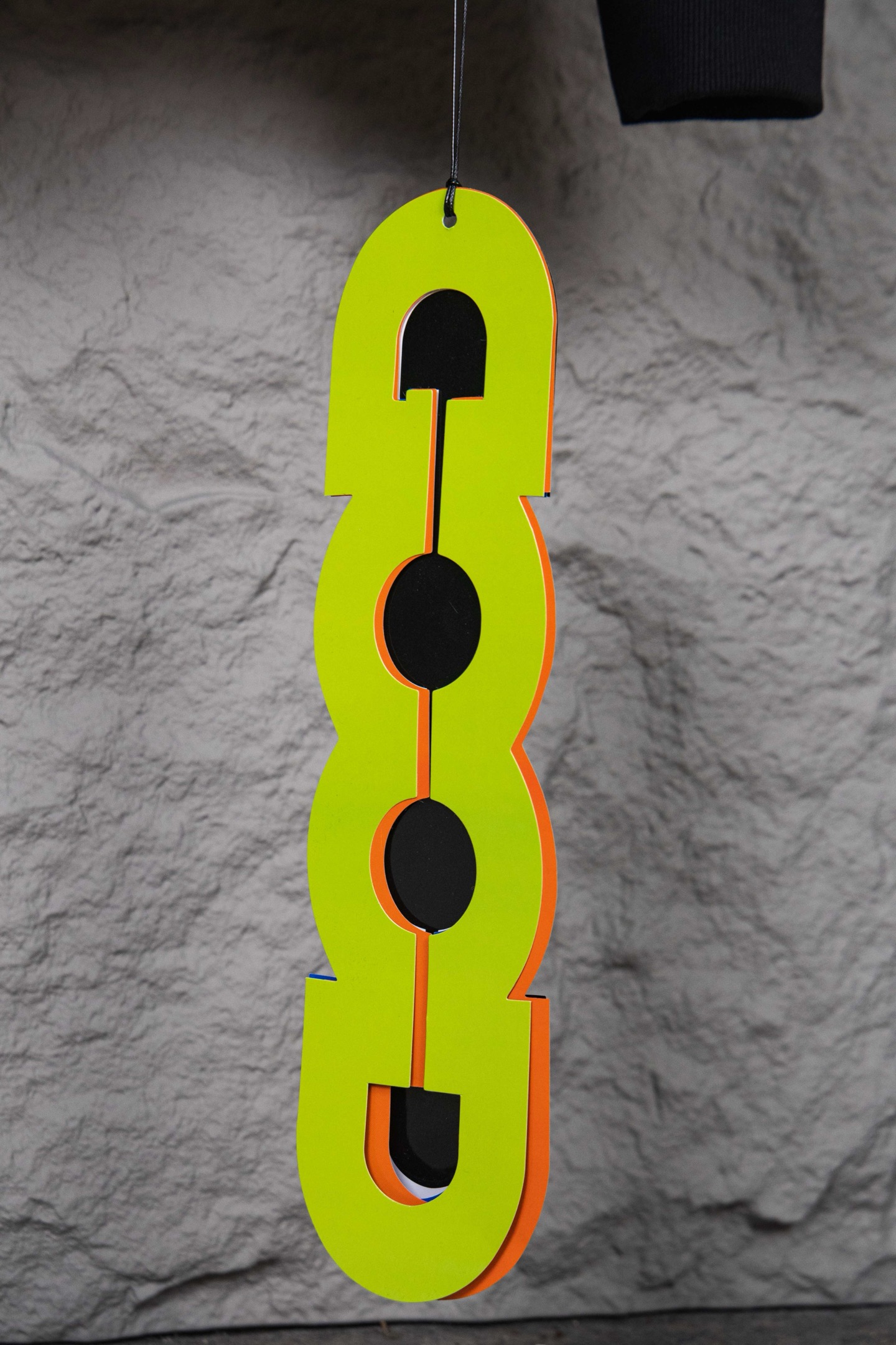 GOODBRAND25SS珍珠刺绣重工标语连帽卫衣黑色 藏青色