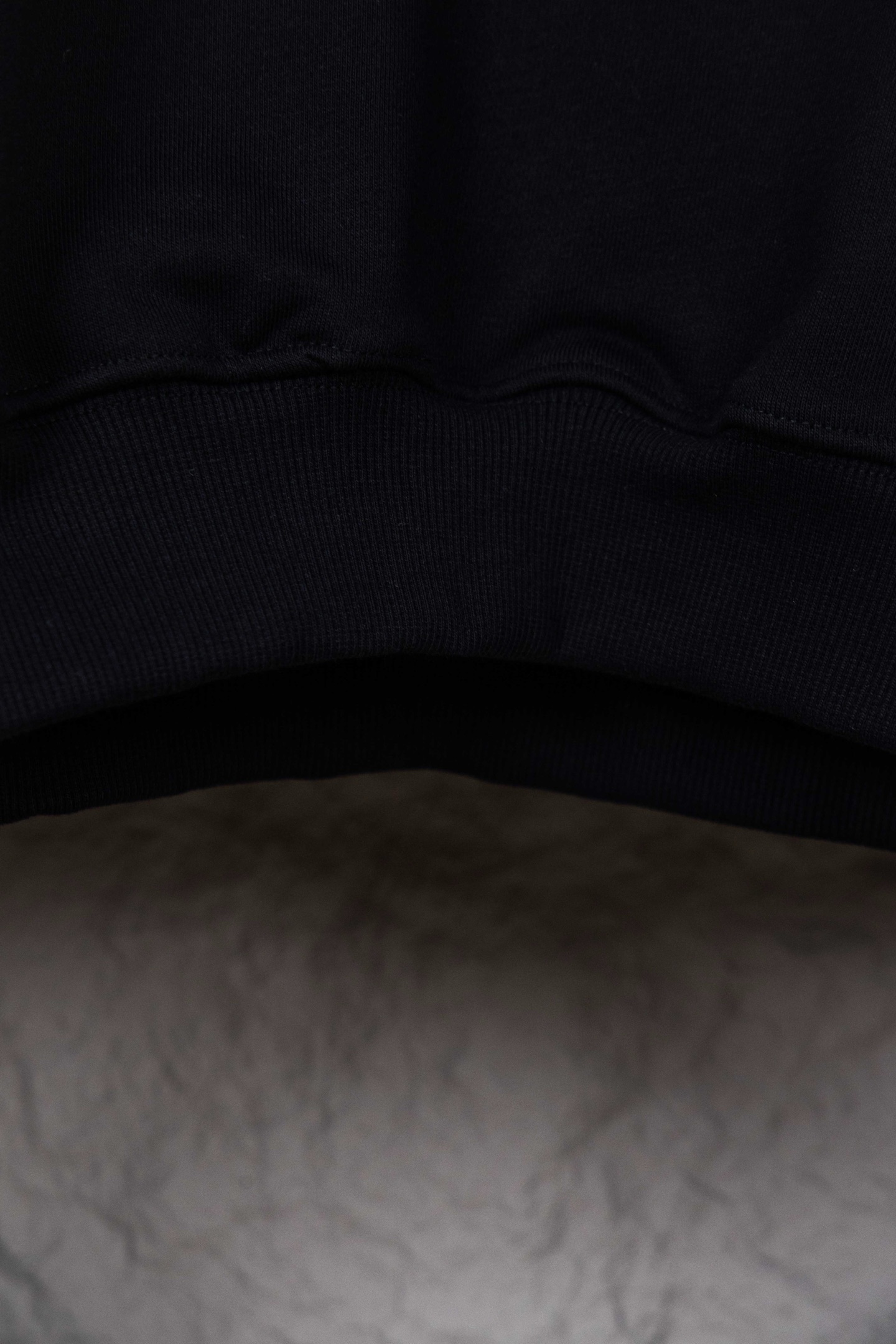 GOODBRAND25SS珍珠刺绣重工标语连帽卫衣黑色 藏青色