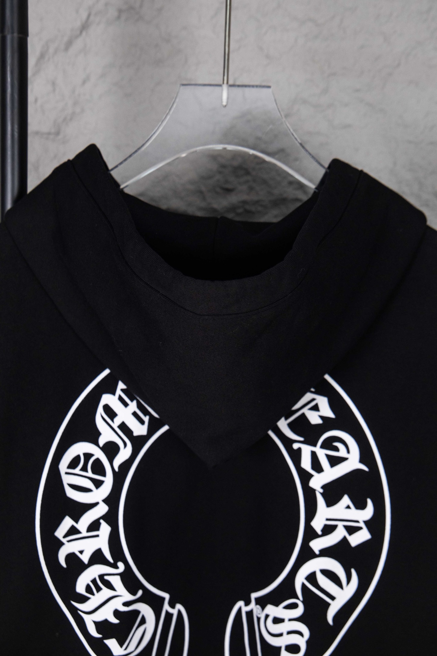 Chrome Hearts/克罗心 25ss 花臂马蹄连帽外套 梵文字母藤花十字马蹄连帽卫衣