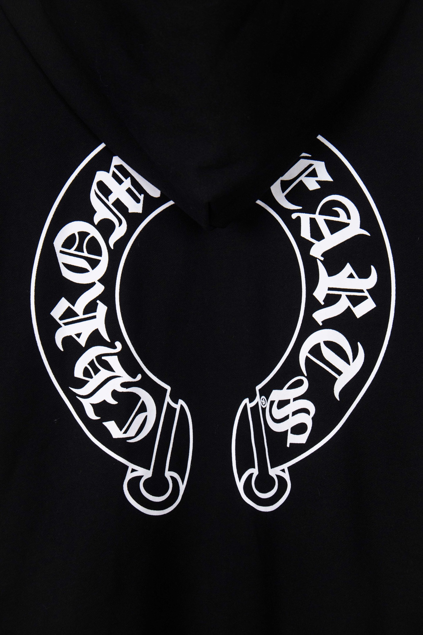 Chrome Hearts/克罗心 25ss 花臂马蹄连帽外套 梵文字母藤花十字马蹄连帽卫衣