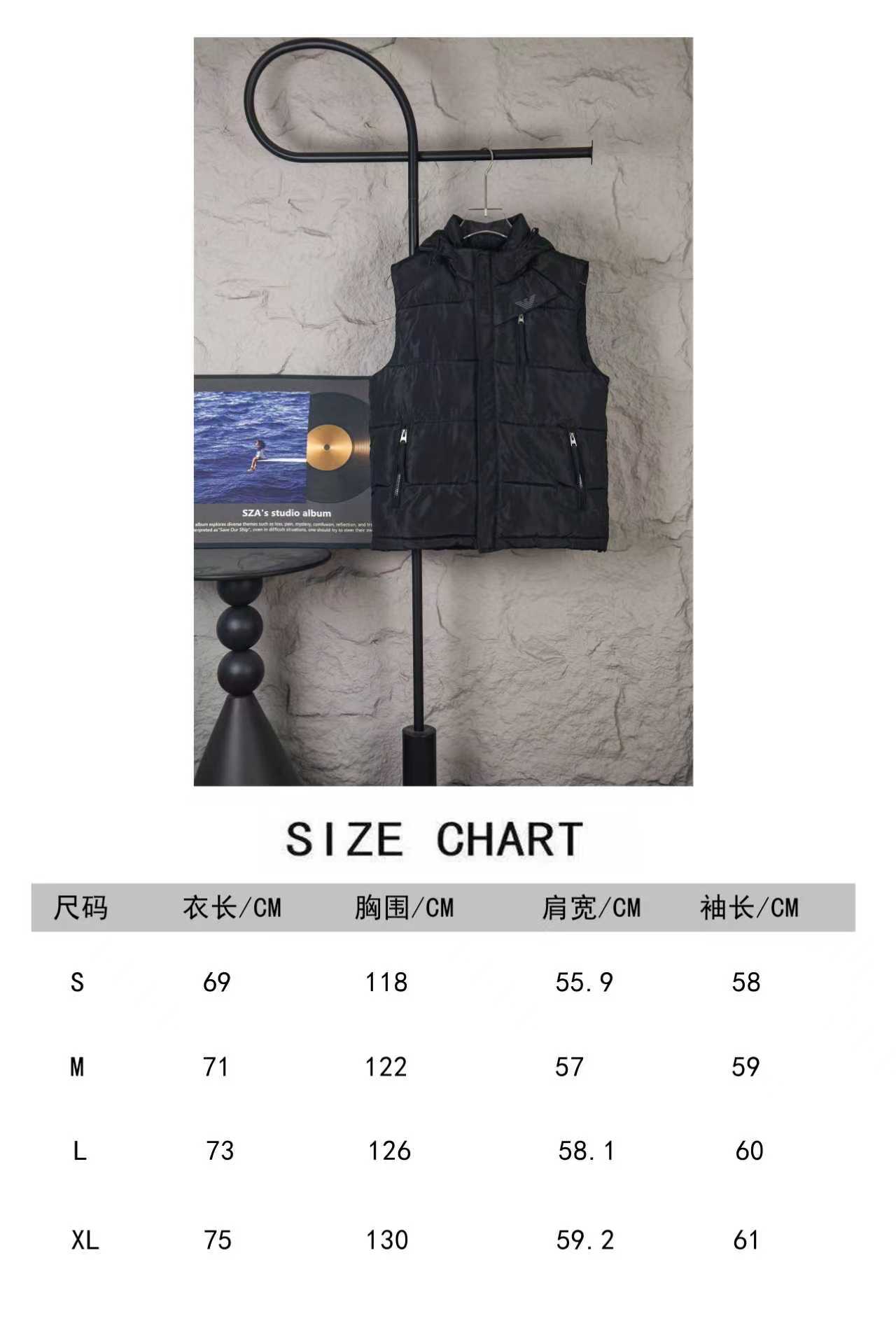 N.º de modelo: M466 Tabla de tallas P165