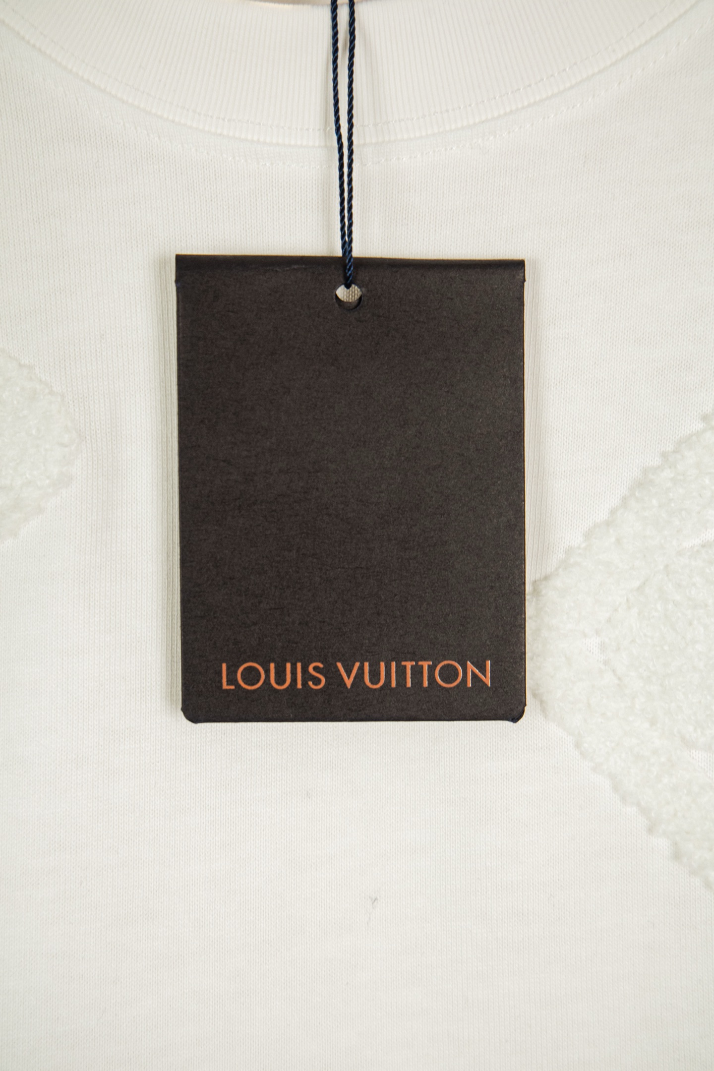 Louis Vuitton LOUIS VUITTON/路易威登LV 2025新款 老花植绒印花短袖圆领T恤