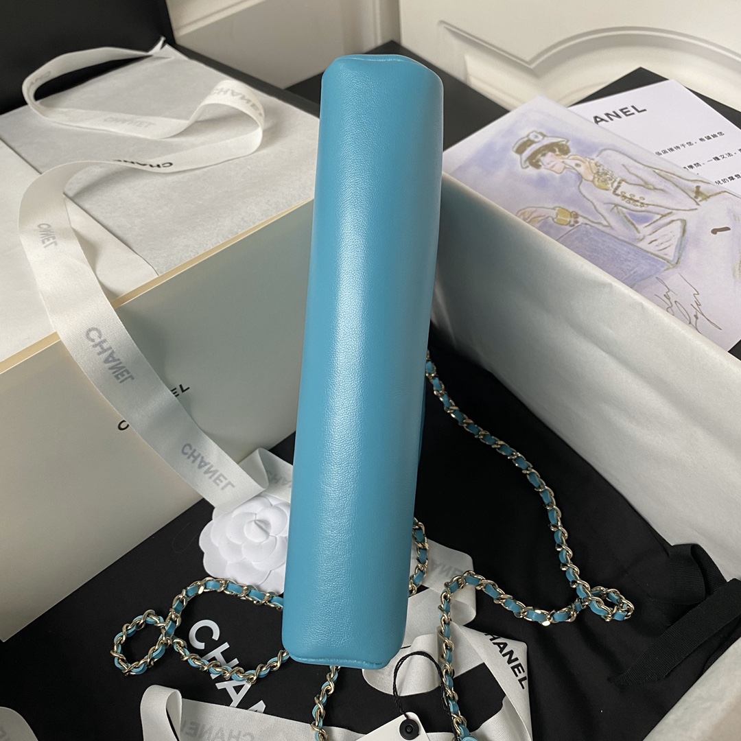chane24C最新mini31bag横版A真的是精致又小巧经典与奢华的完美融合包袋设计简洁大方尺寸适中