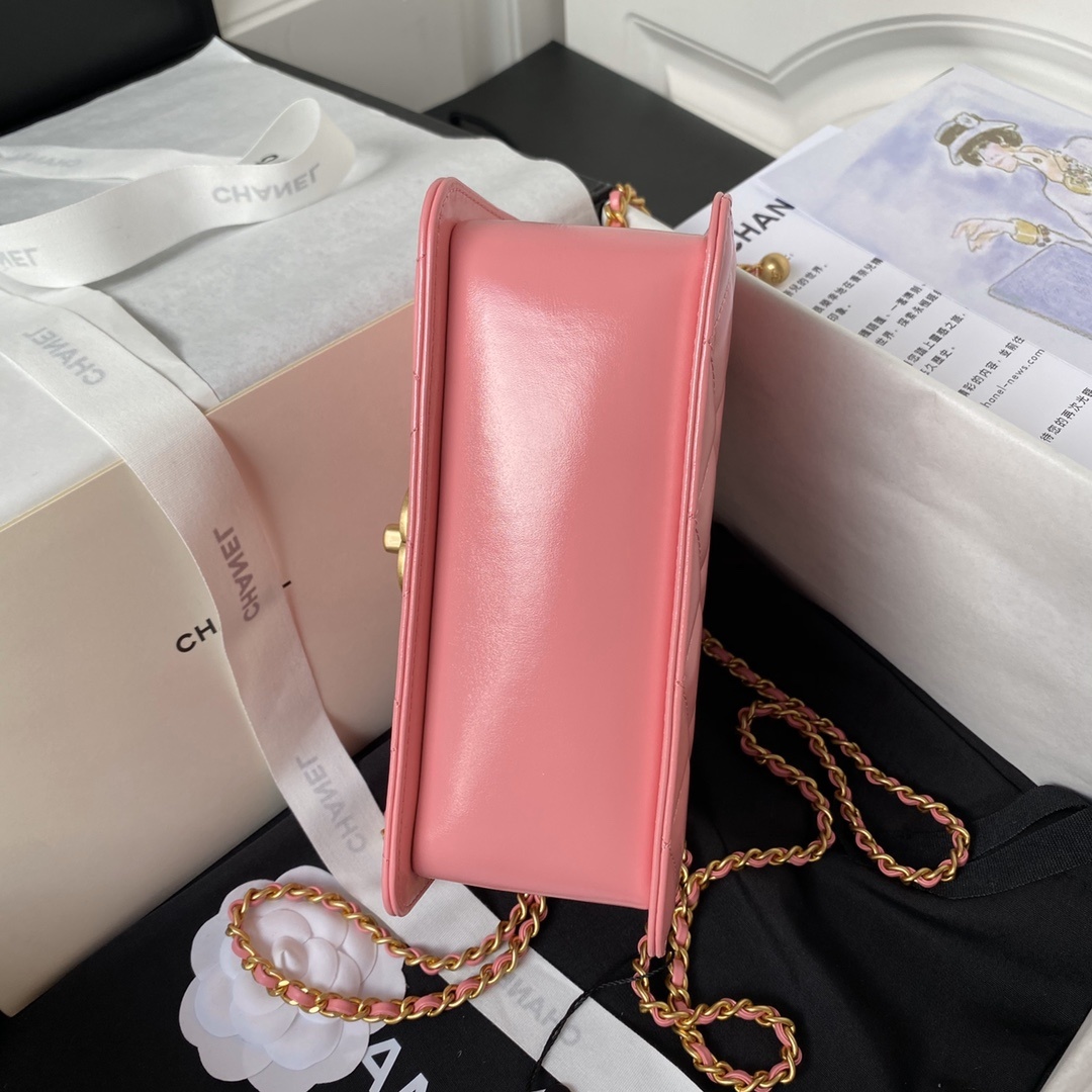 Chane124C双小金球AS2615️专排门队进走去看中了季节款转身可爱的sa通知我最热门的双金球抽绳