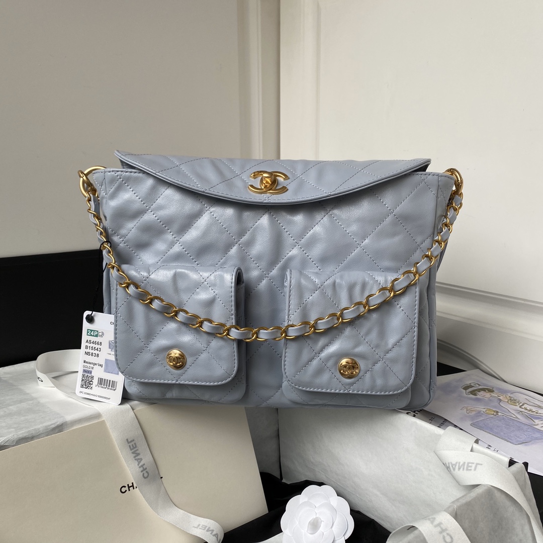 Chanel Messenger Bags Cowhide Vintage