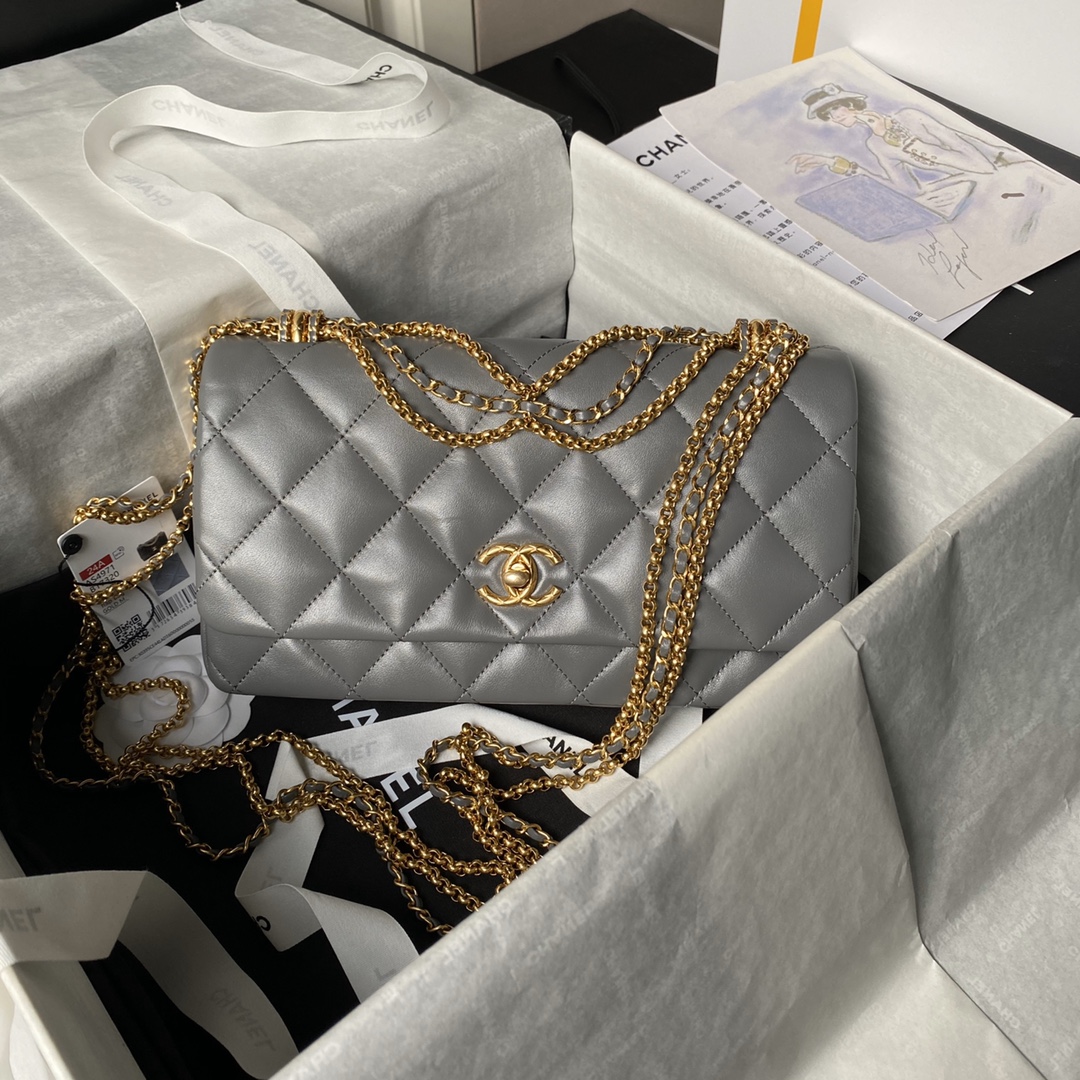 Chanel Classic Flap Bag Crossbody & Shoulder Bags cheap online Best Designer
 Sheepskin Chains