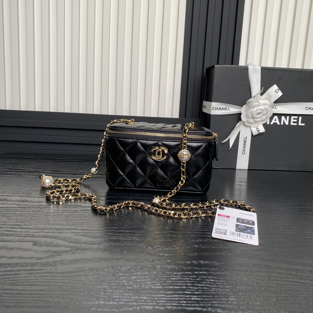 Chanel Cosmetic Bags Shop Cheap High Quality 1:1 Replica
 Sheepskin Chains