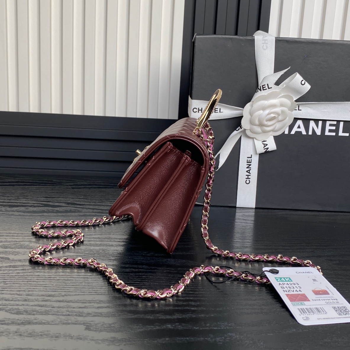 Chanel Style Leather Bag style reference detail image 5 from source 764365