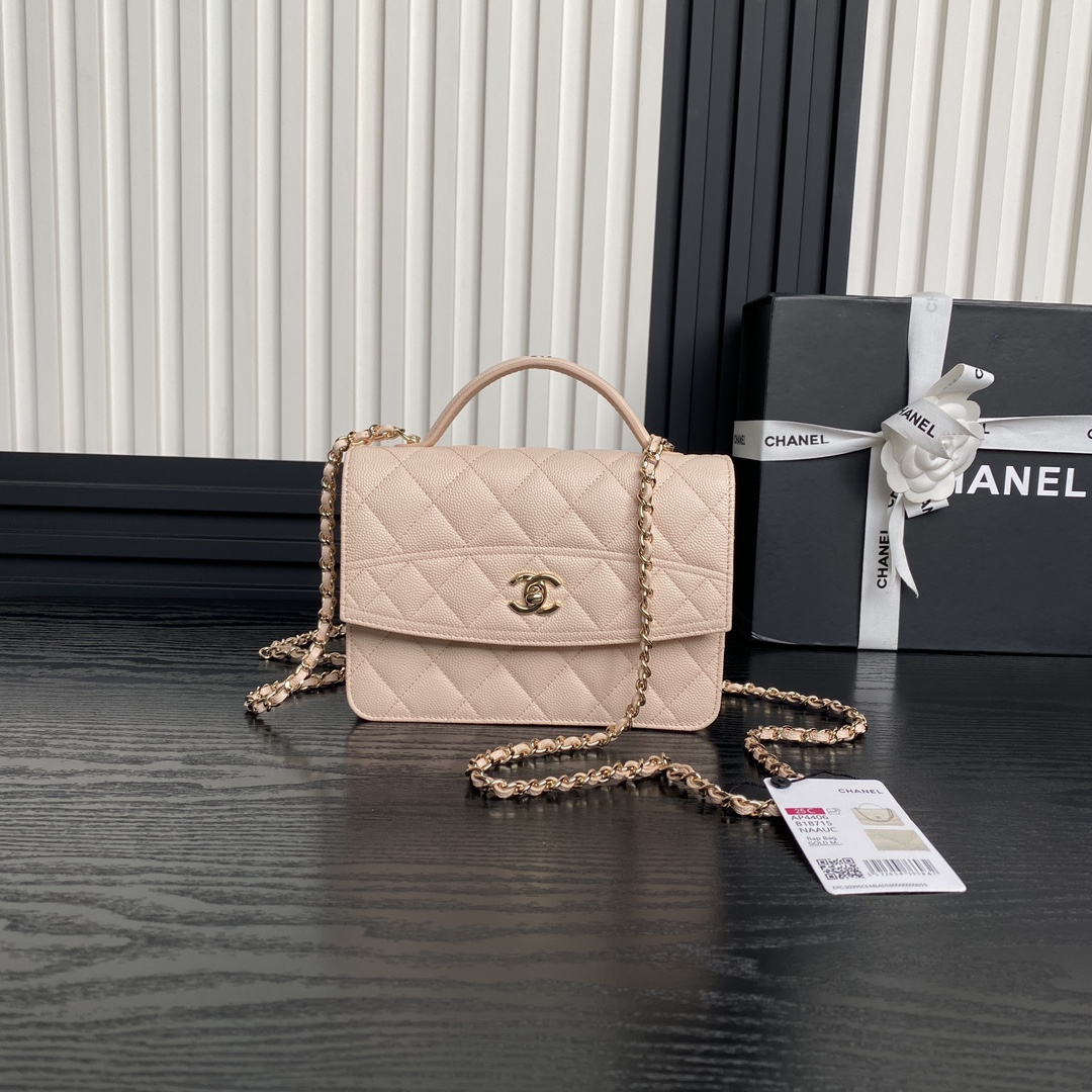 Chanel Backpack Crossbody & Shoulder Bags Gold Calfskin Cowhide Spring Collection Fashion Casual