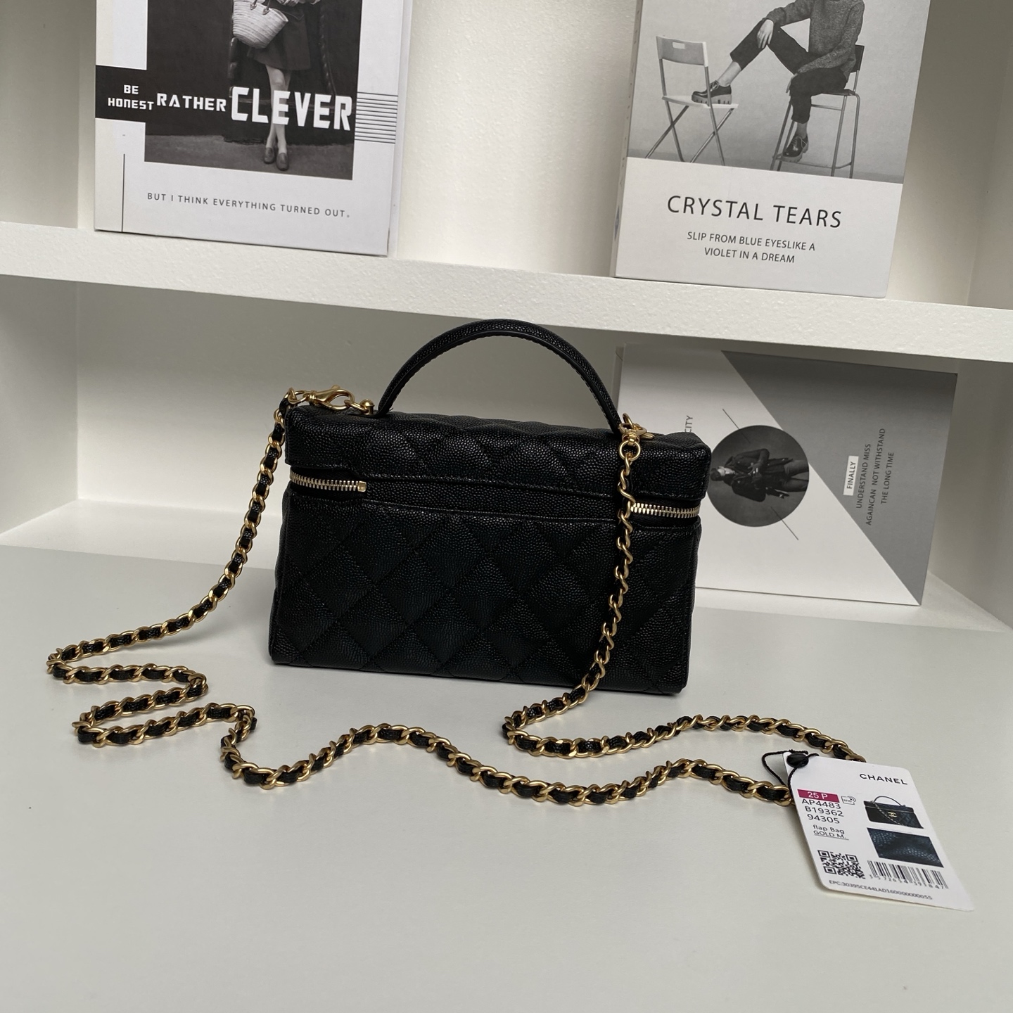 Chanel Style Leather Clutch Lookbook Reference image 2