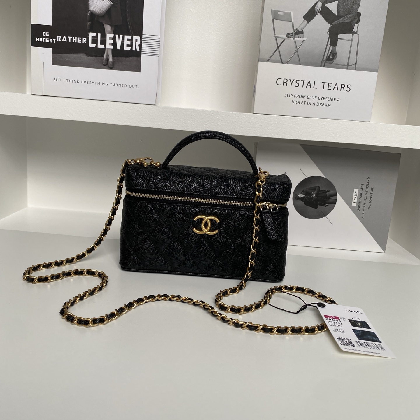 Chanel Style Leather Clutch Lookbook Reference image 1