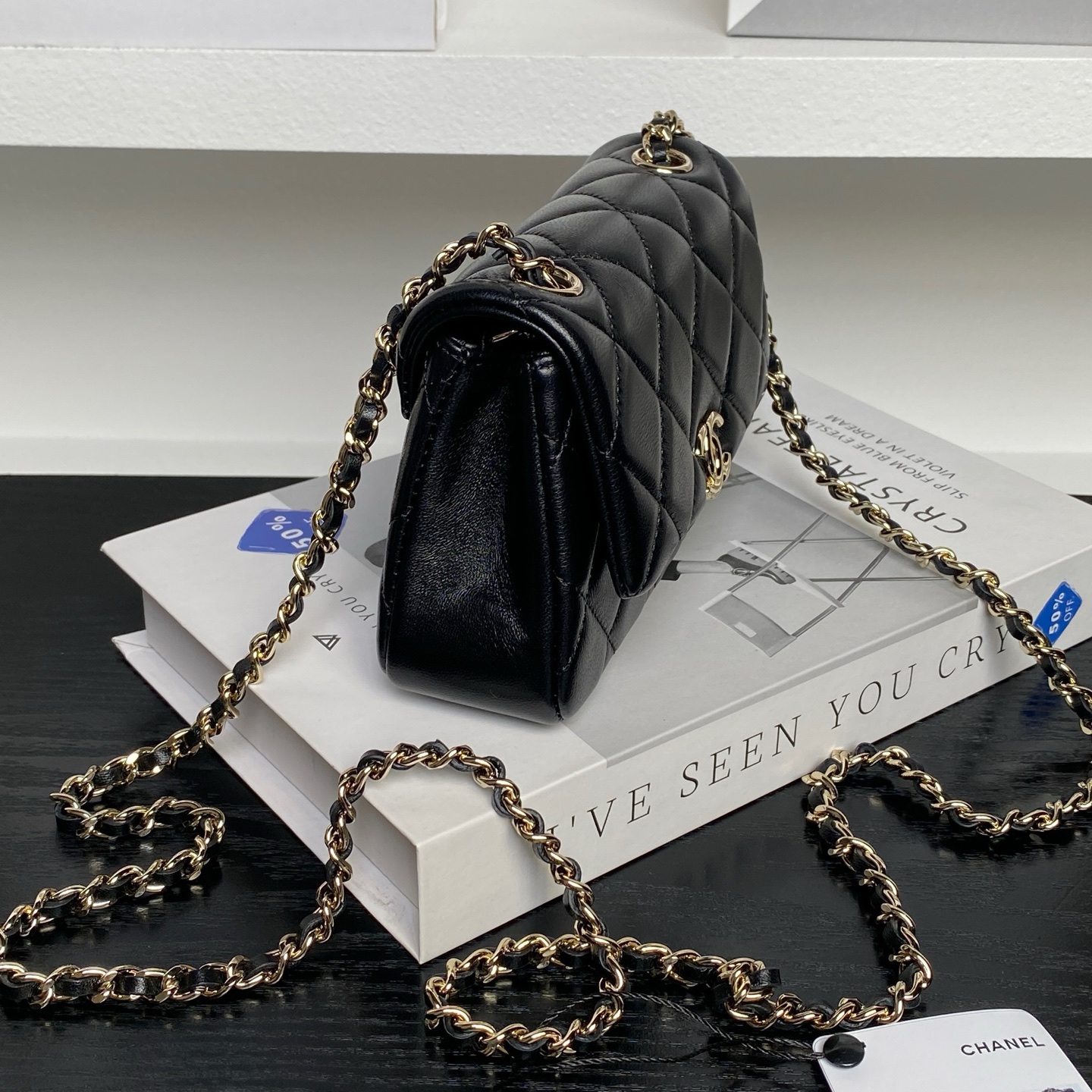 Chanel Style Leather Chain Bag style reference detail image 5 from source 770365
