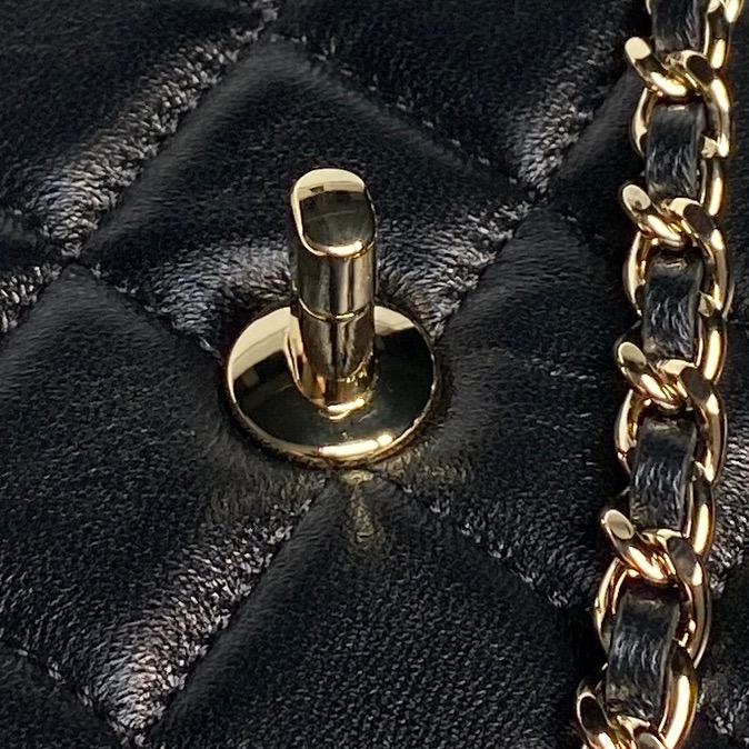 Chanel Style Leather Chain Bag style reference detail image 5 from source 770366