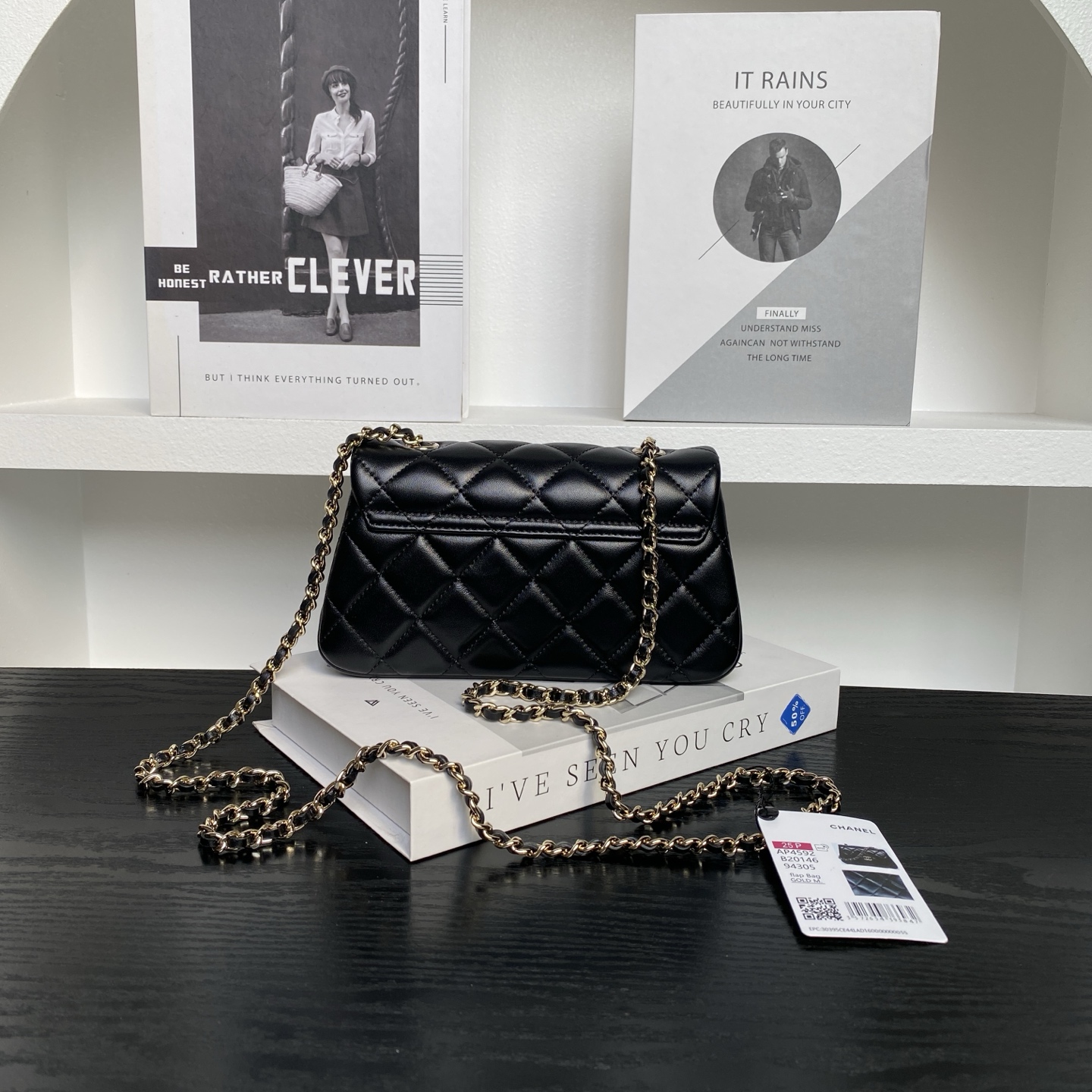 Chanel Style Leather Chain Bag Lookbook Reference image 2