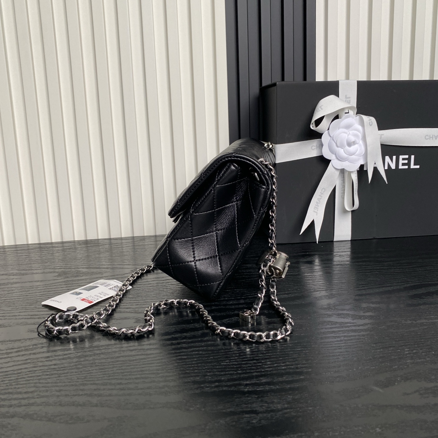 Chanel Style Leather Chain Bag style reference detail image 6 from source 785925
