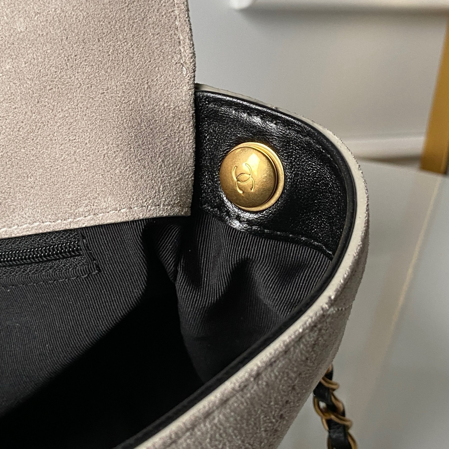 Chanel Style Leather Hobo Bag style reference detail image 9 from source 764372