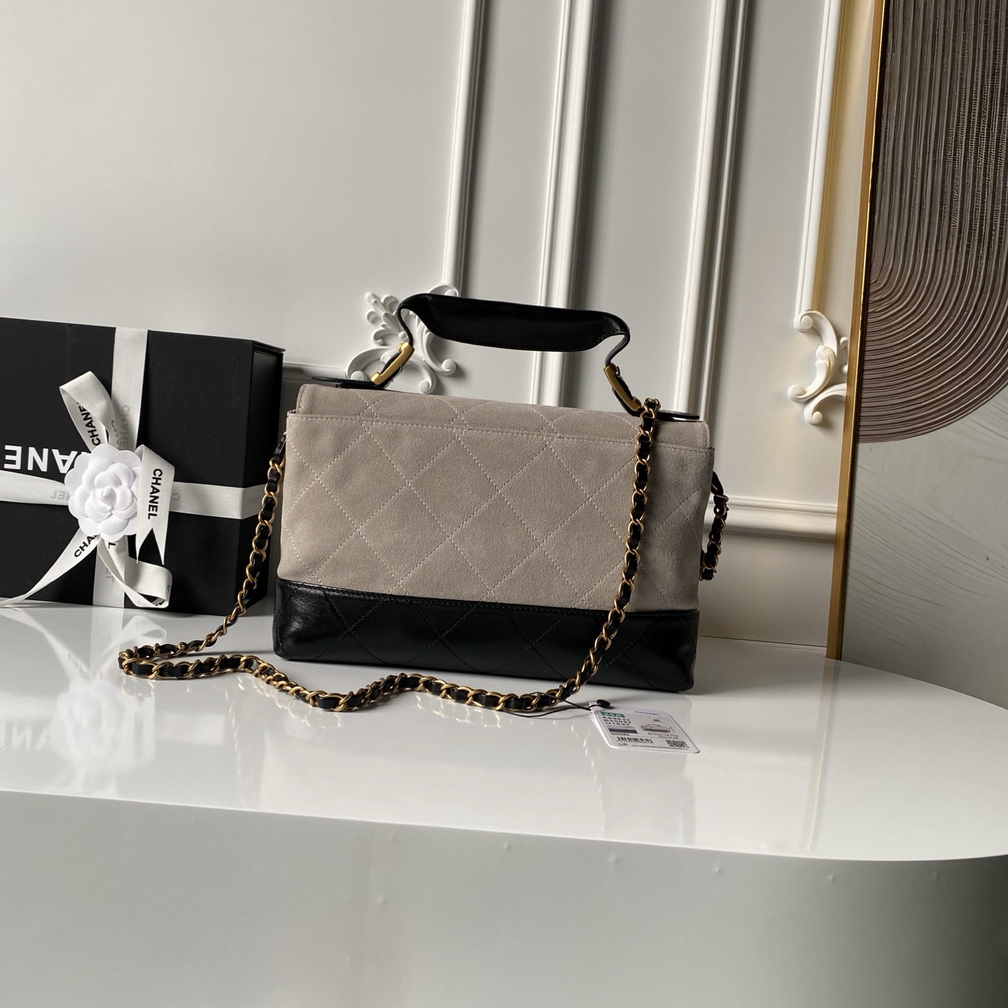 Chanel Style Leather Hobo Bag Lookbook Reference image 2