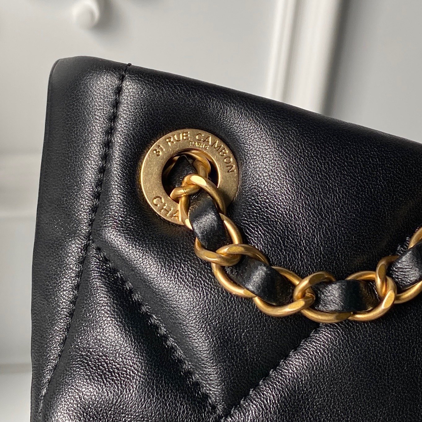 Chanel Quilted Two Pockets Tote Bag