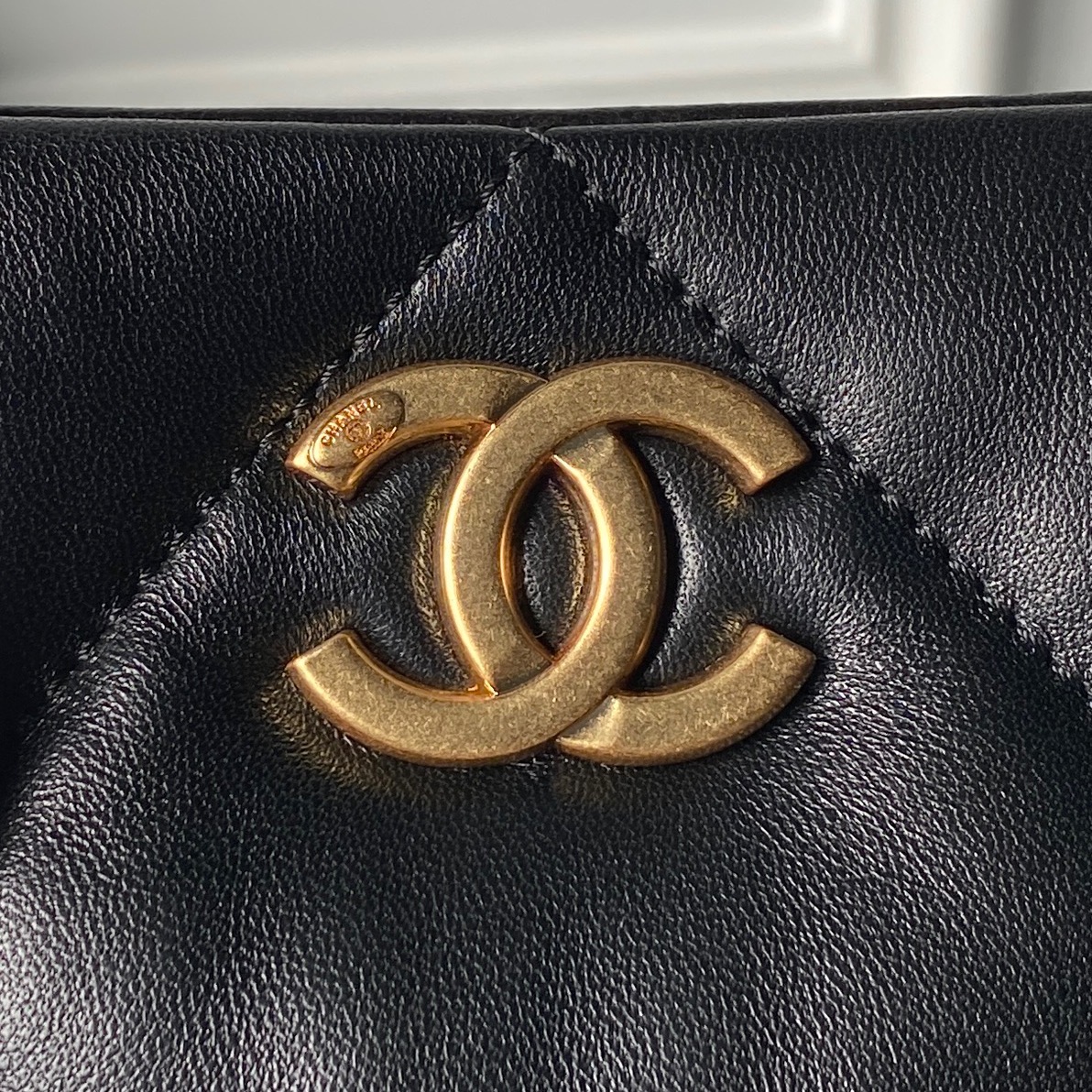 Chanel Quilted Two Pockets Tote Bag