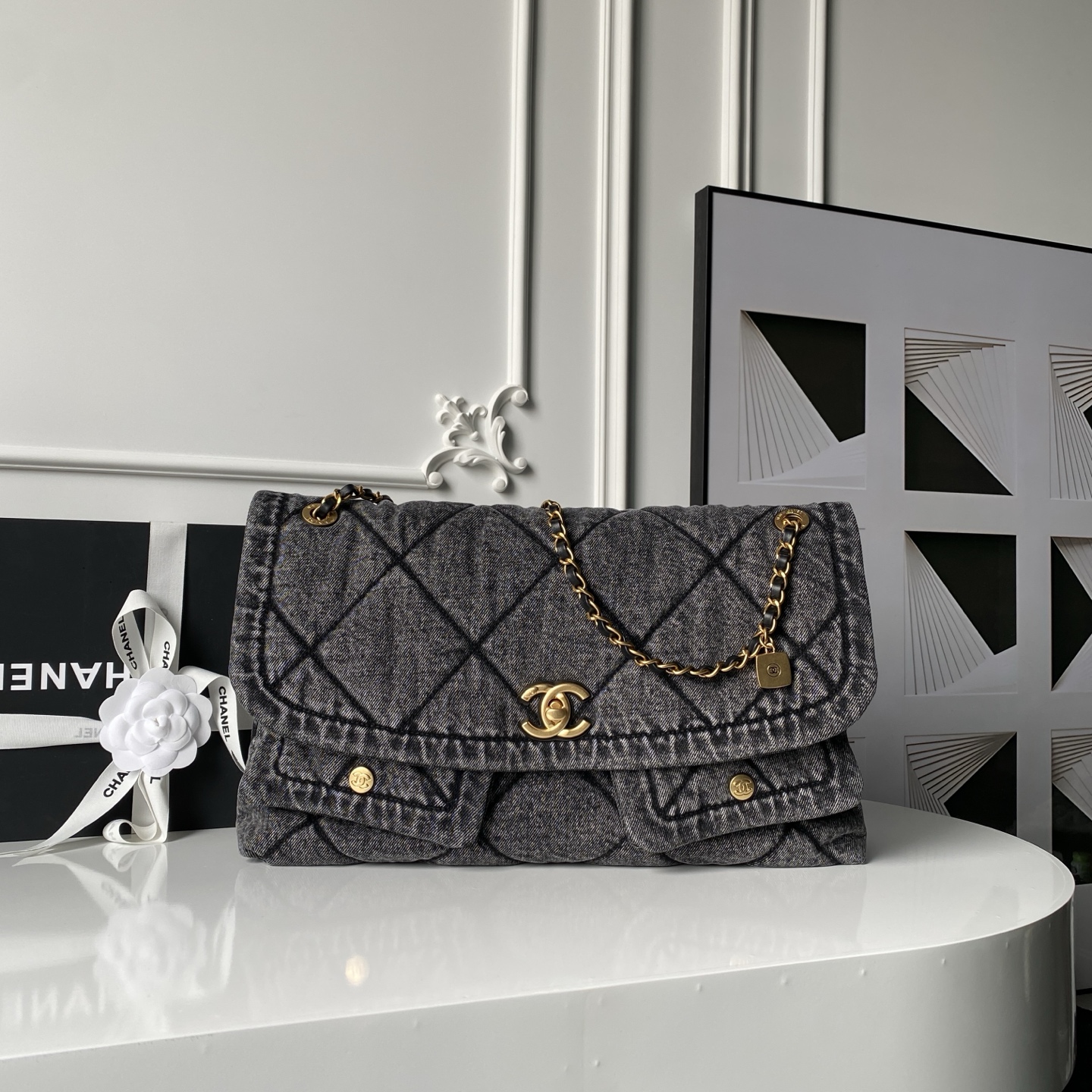 Chanel Style Leather Tote Bag Lookbook Reference image 1