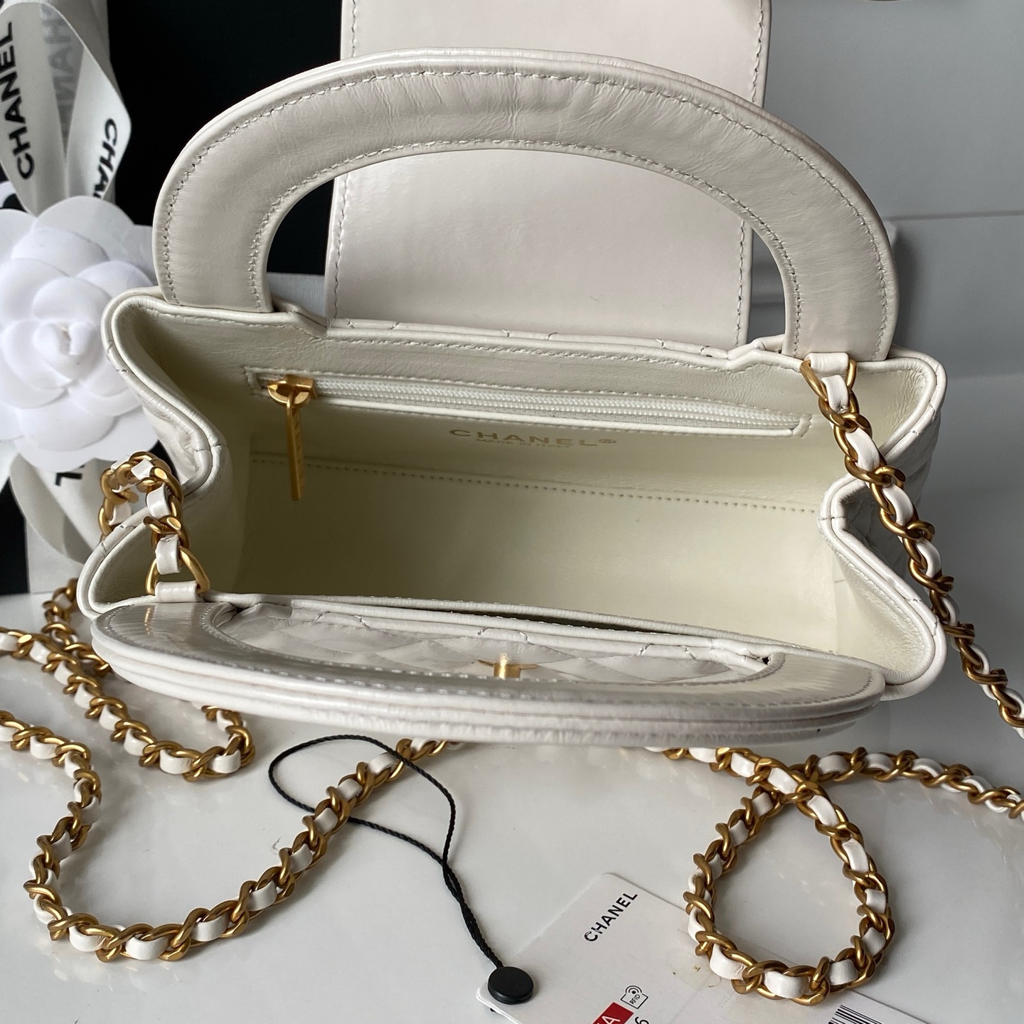 CHANEL Classic Flap with Top Handle bag
