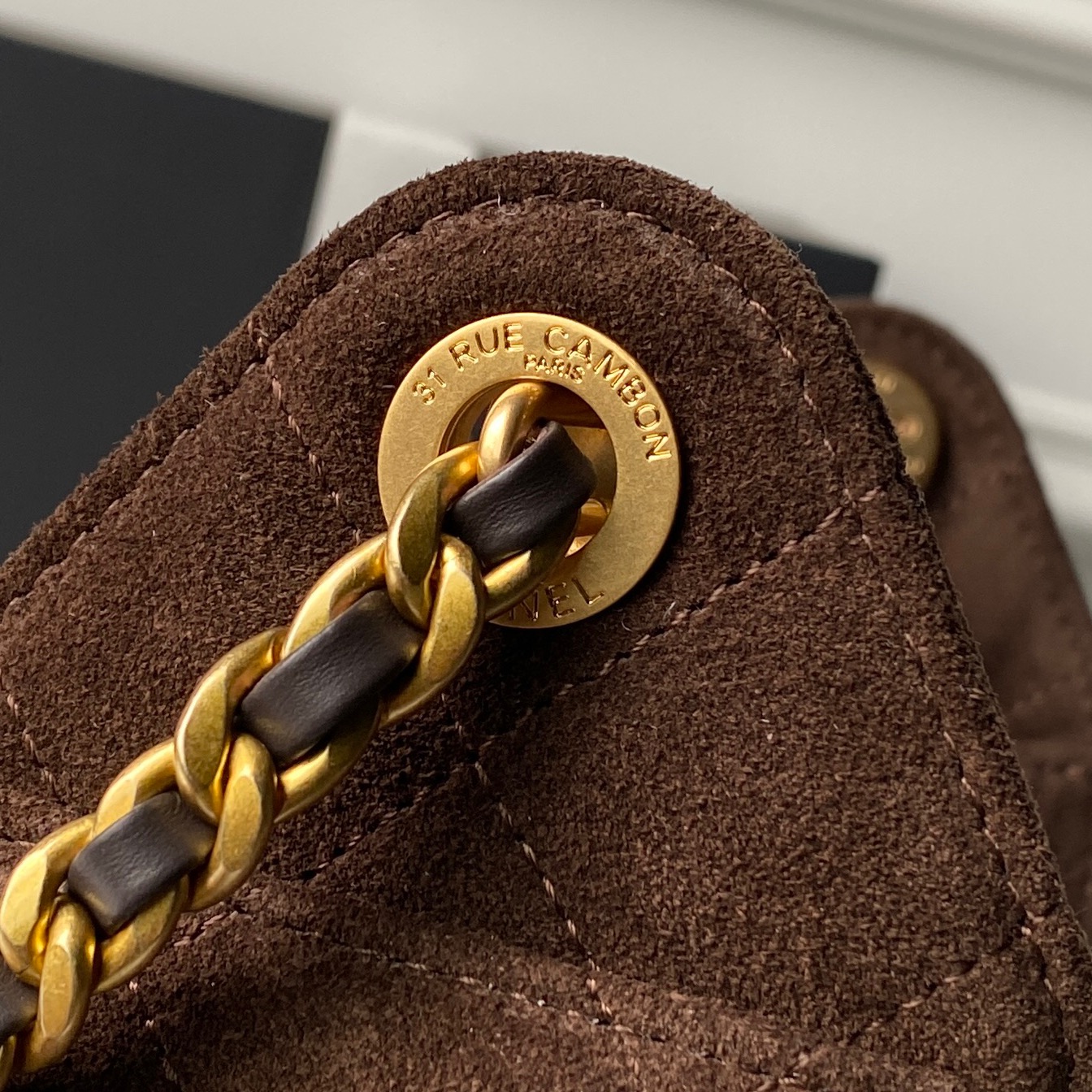 Chanel Style Leather Hobo Bag style reference detail image 5 from source 764341