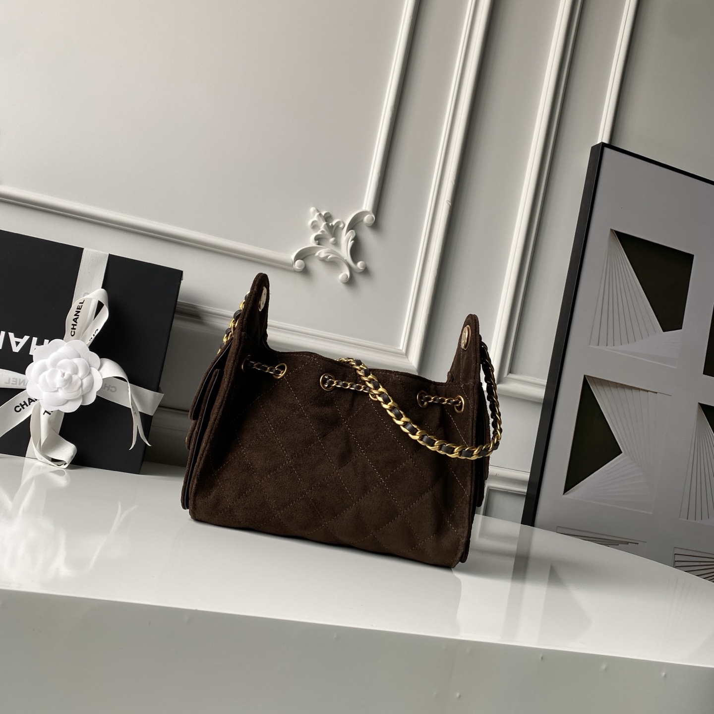 Chanel Style Leather Hobo Bag Lookbook Reference image 2