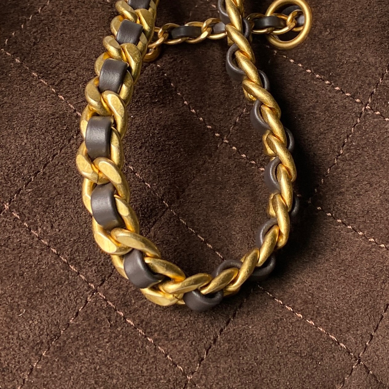 Chanel Style Leather Hobo Bag style reference detail image 8 from source 764341
