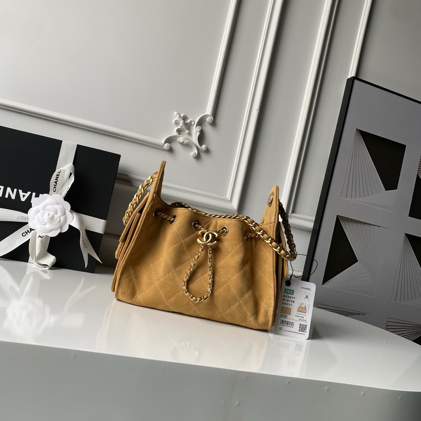 Chanel Style Leather Hobo Bag Lookbook Reference image 1