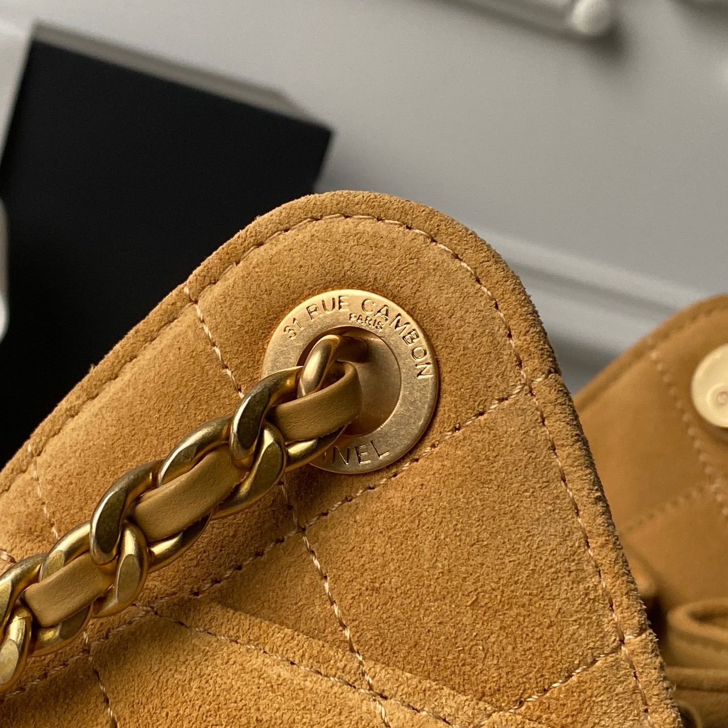 Chanel Style Leather Hobo Bag style reference detail image 6 from source 764342