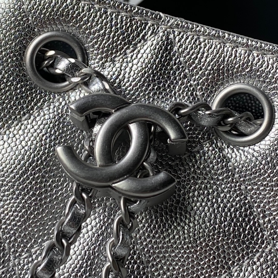 Chanel Style Leather Hobo Bag style reference detail image 3 from source 764346